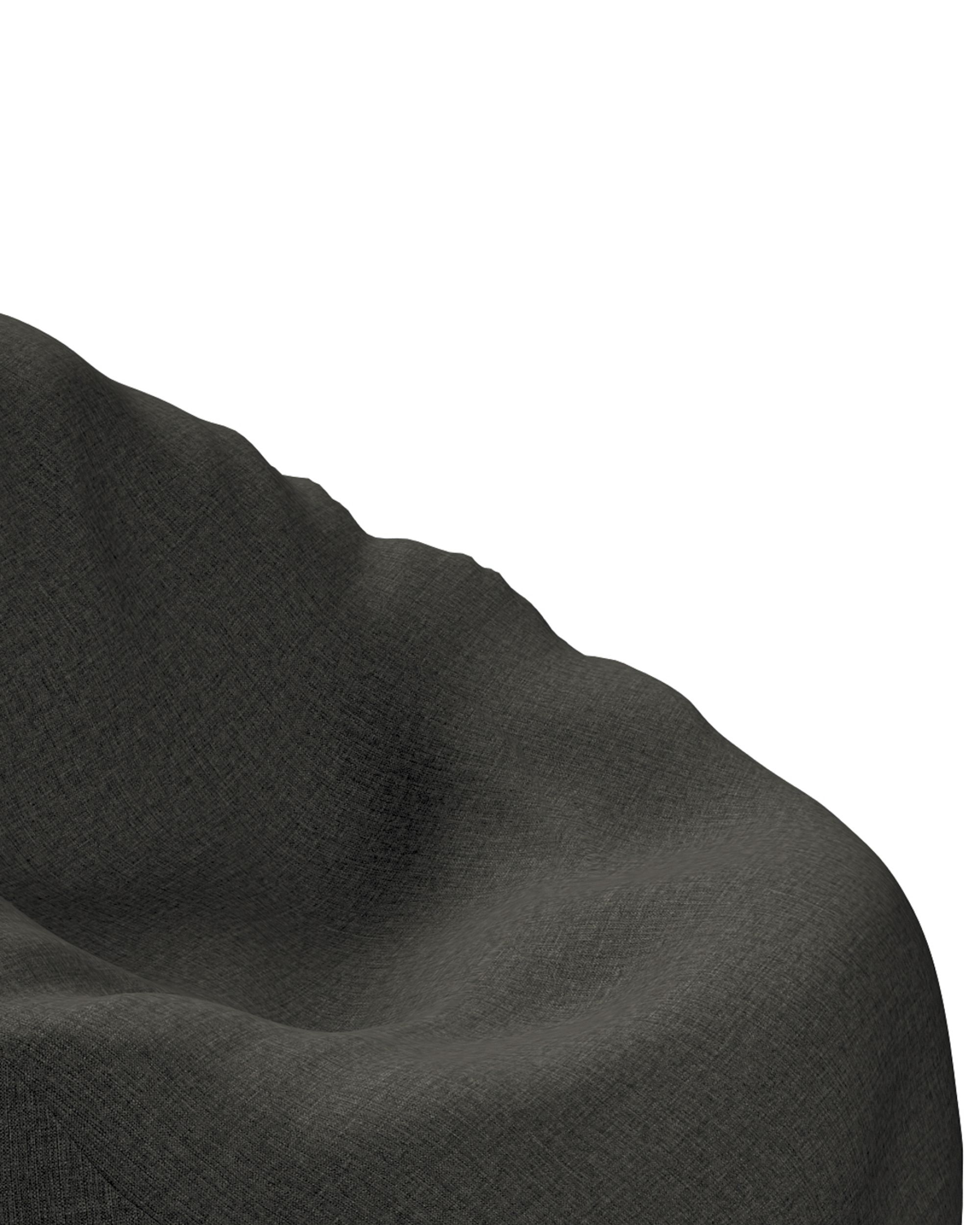 Zitzak kleur product bruin stof outdoor, met structuur (hover)