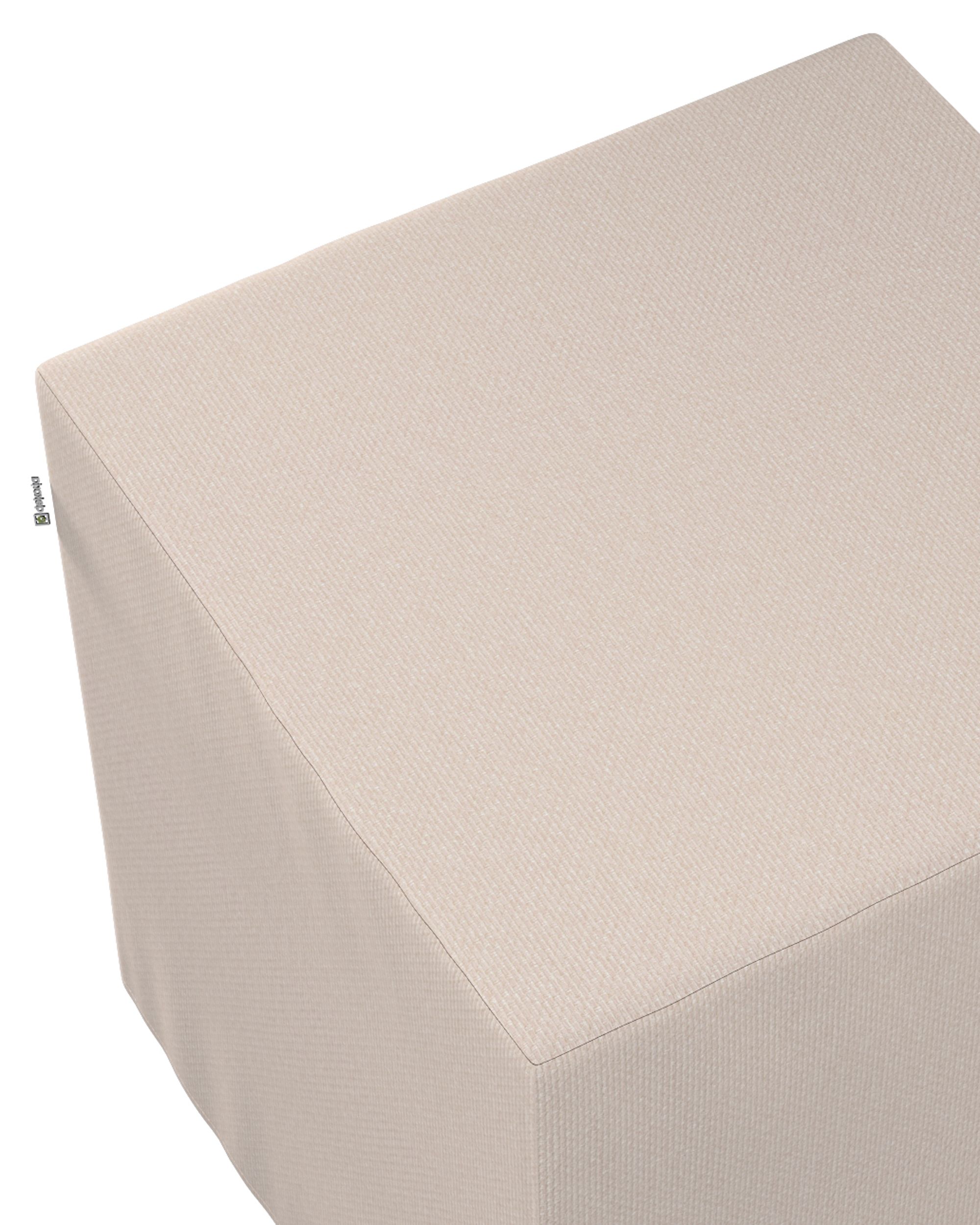 Hoes voor zitkubus kleur product roze stof met structuur (hover)