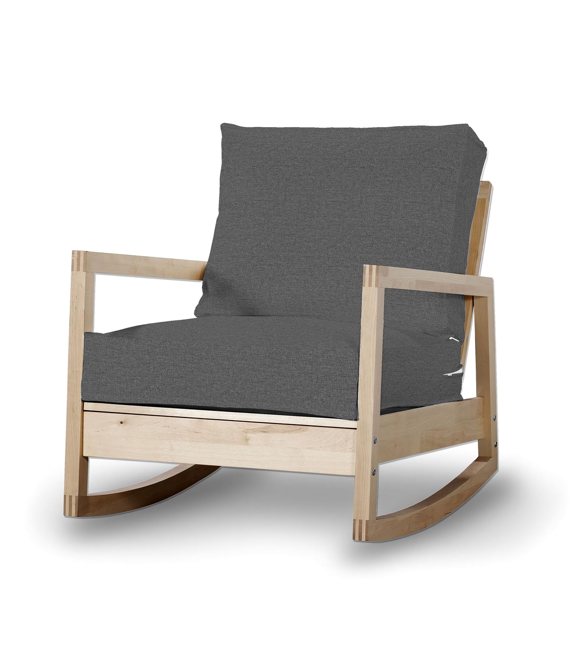 IKEA zitbankhoes voor Lillberg kleur product grijs stof met structuur