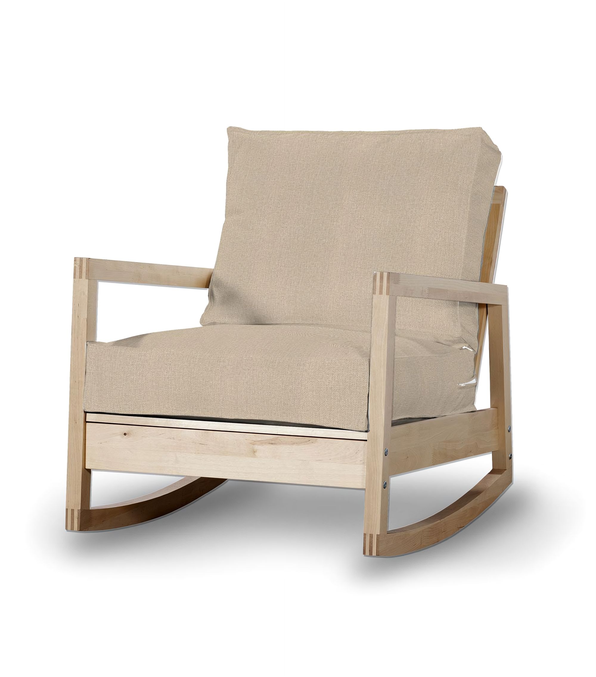 IKEA zitbankhoes voor Lillberg kleur product beige stof met structuur