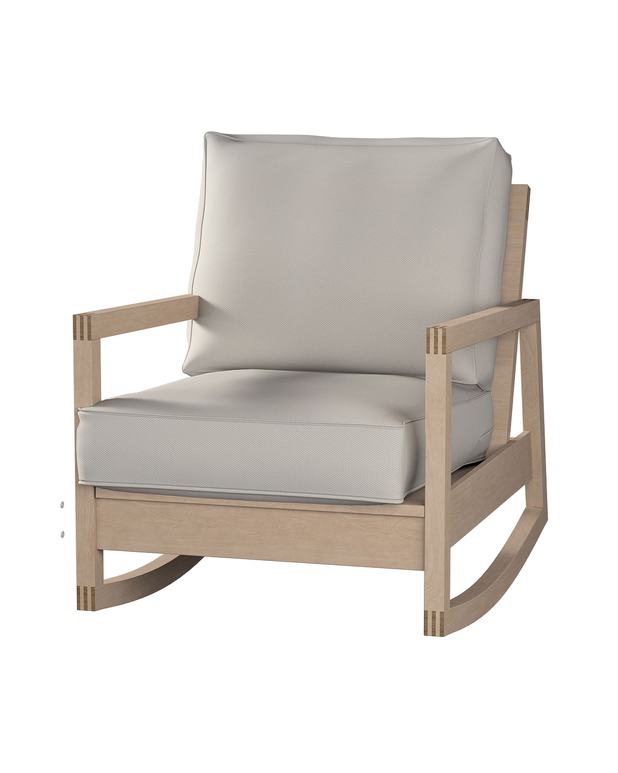 IKEA zitbankhoes voor Lillberg kleur product grijs stof met structuur