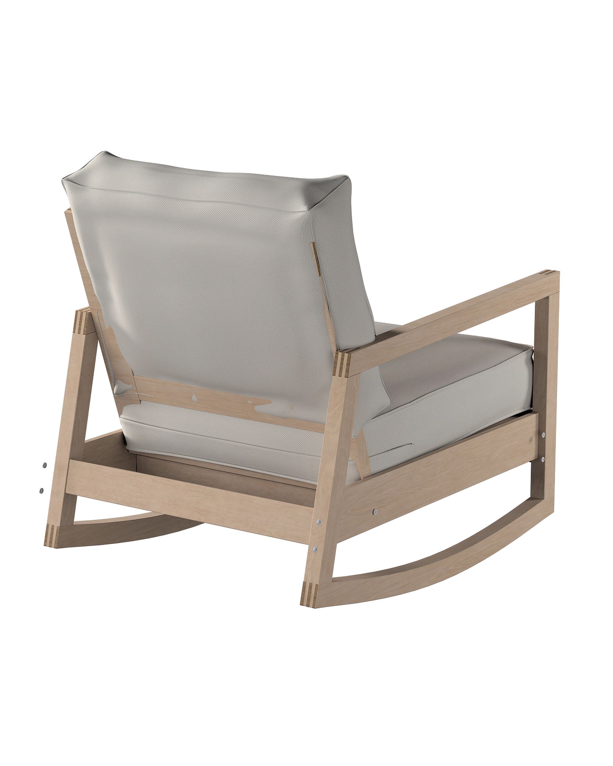 IKEA zitbankhoes voor Lillberg kleur product grijs stof met structuur (hover)