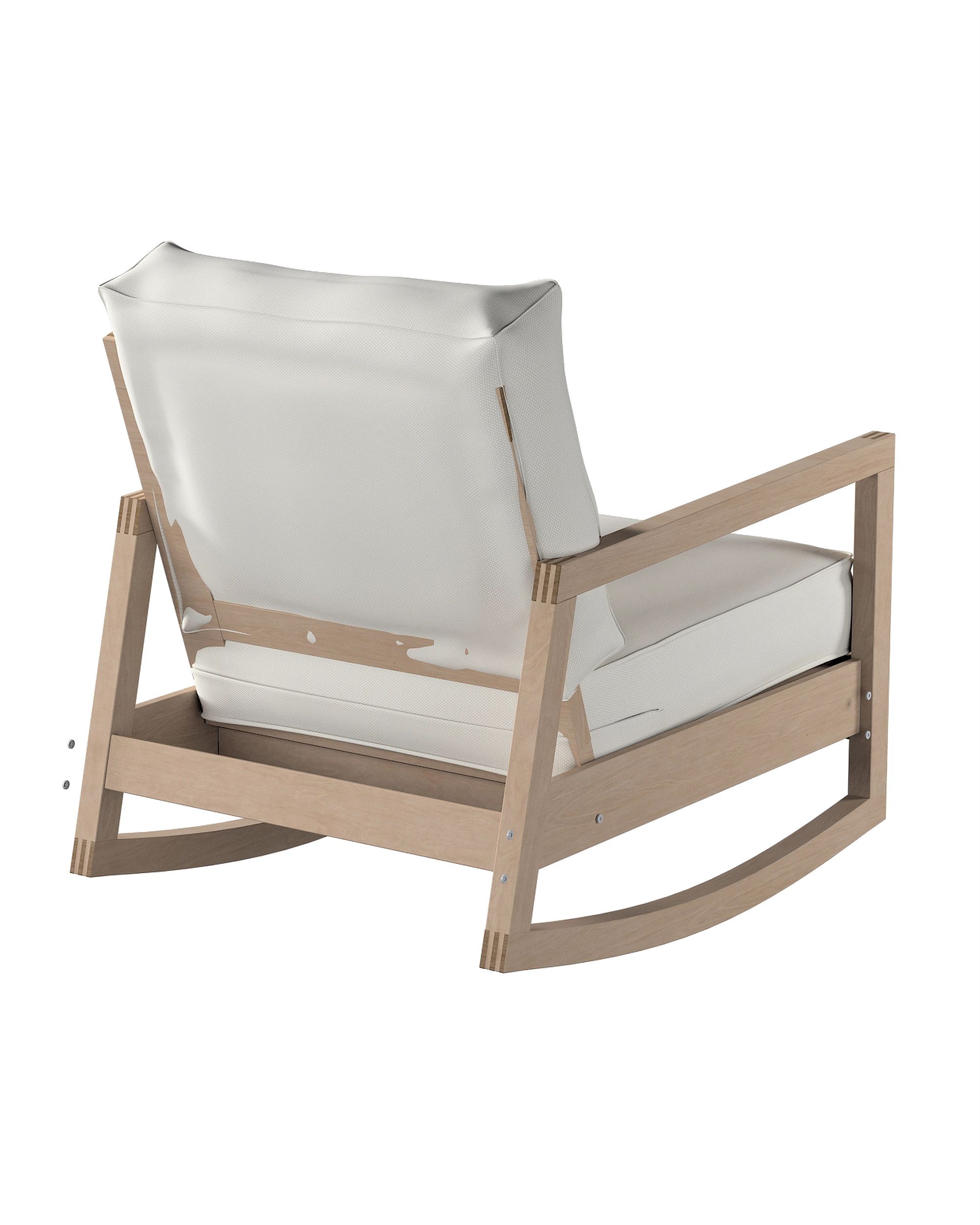 IKEA zitbankhoes voor Lillberg kleur product grijs stof met structuur (hover)