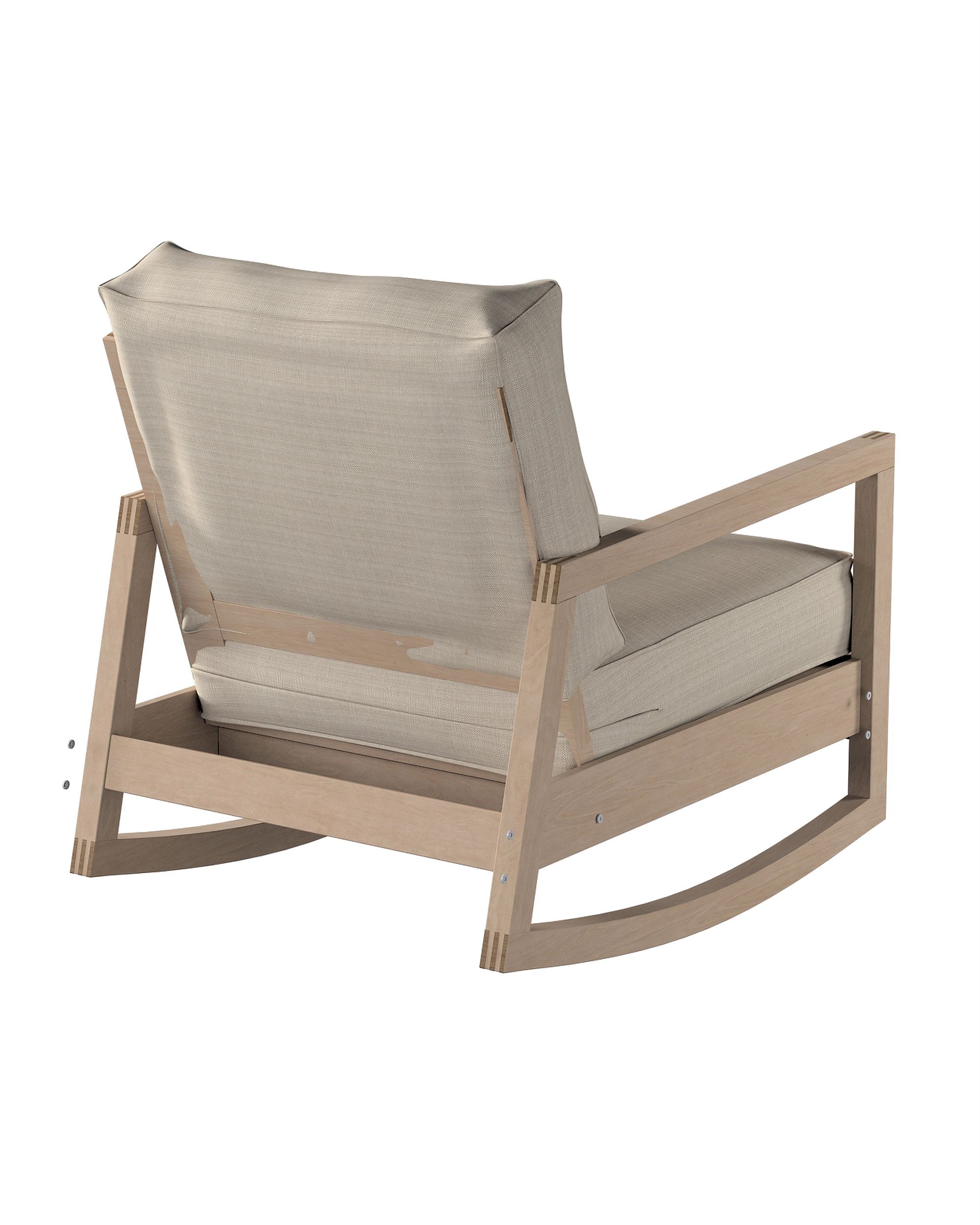 IKEA zitbankhoes voor Lillberg kleur product beige stof met structuur (hover)