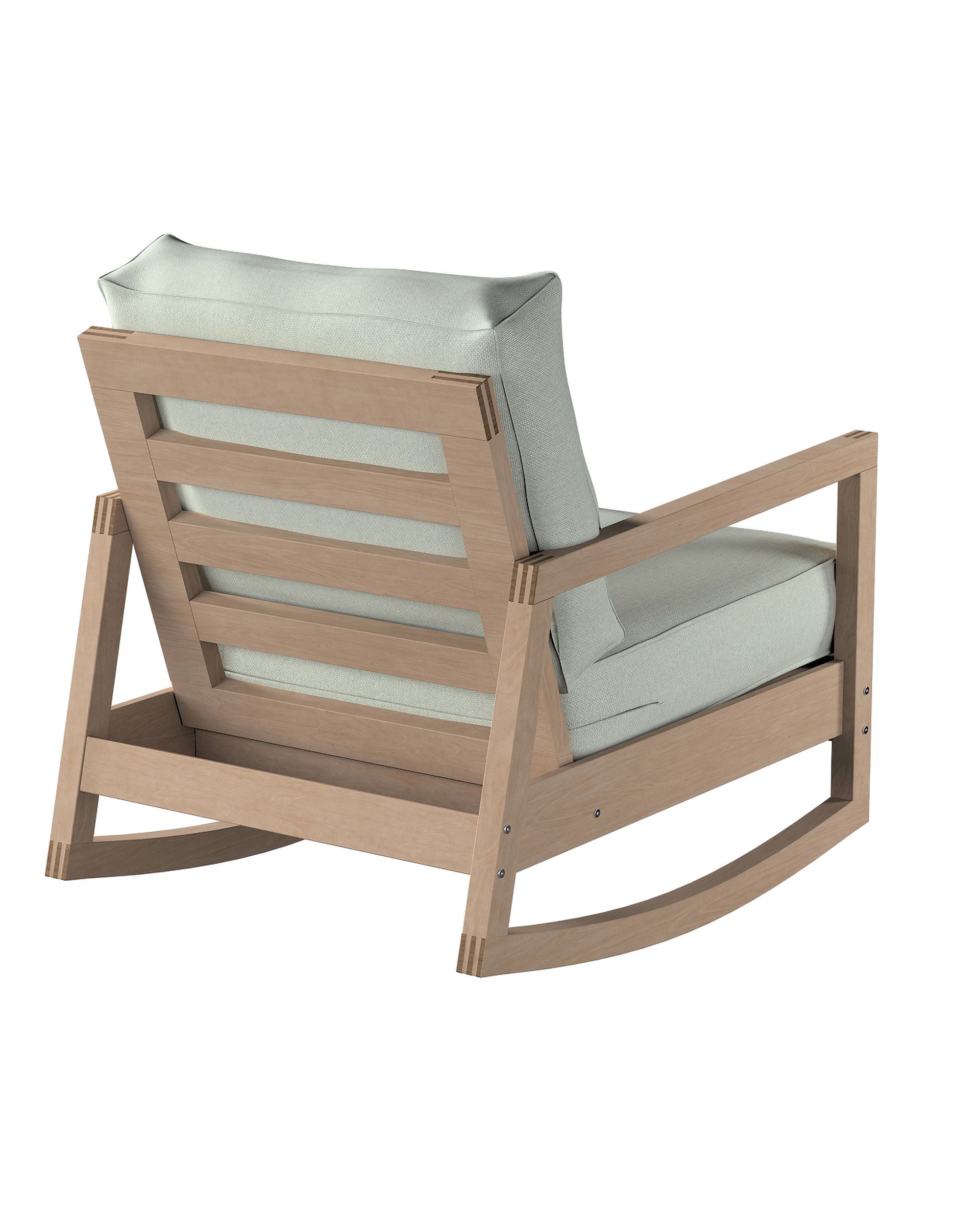 IKEA zitbankhoes voor Lillberg kleur product blauw stof met structuur (hover)