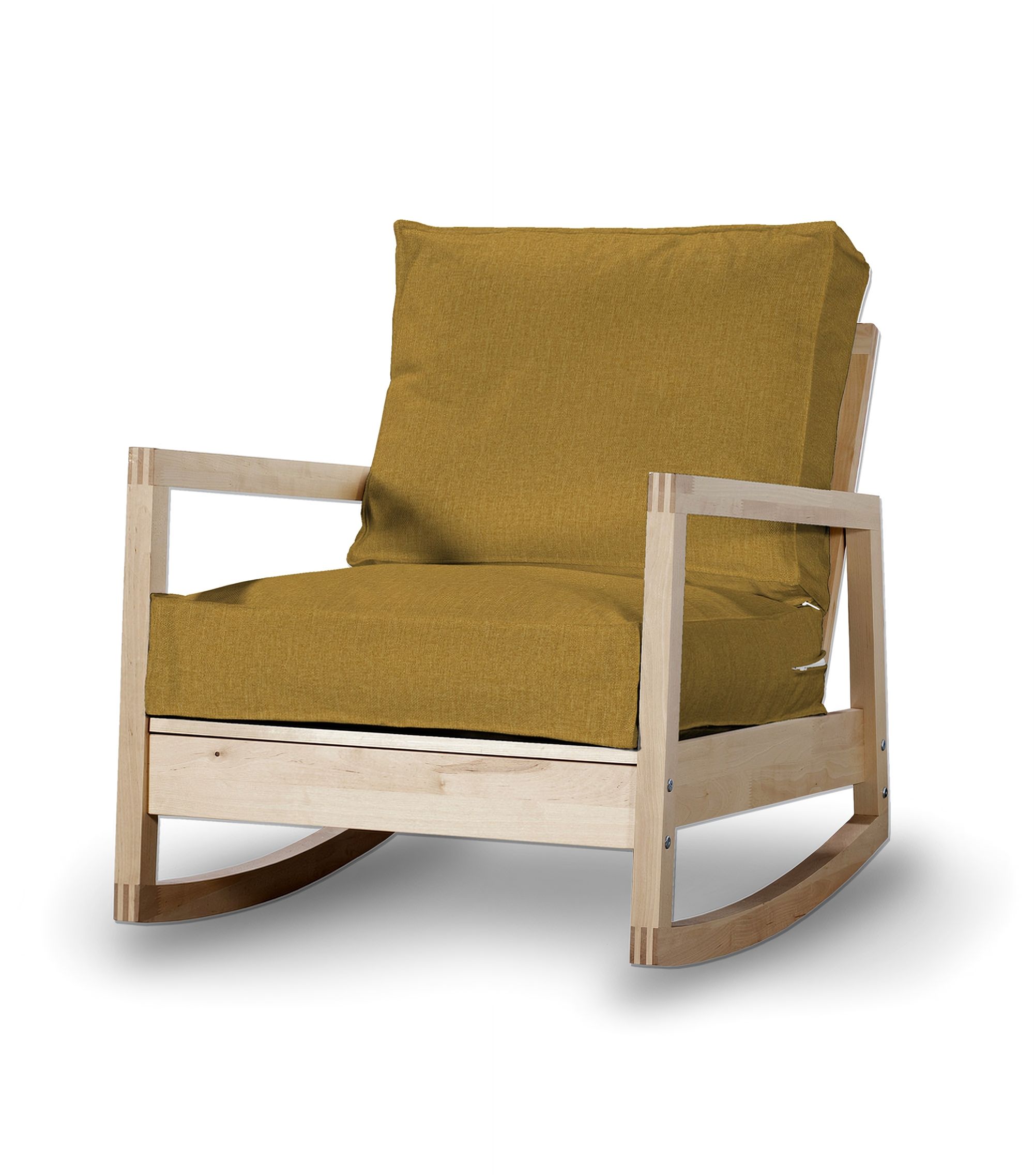 IKEA zitbankhoes voor Lillberg kleur product geel stof met structuur