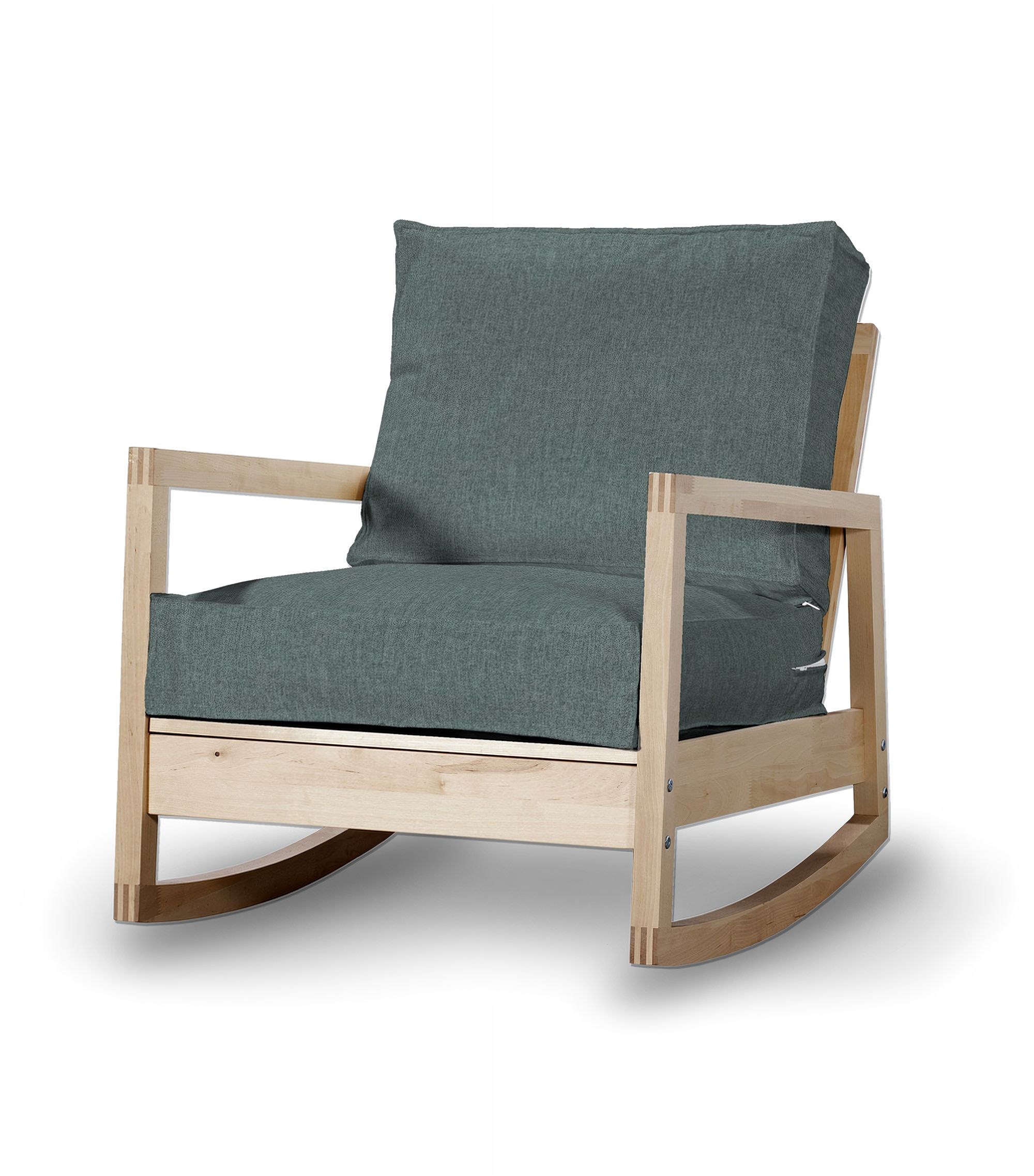 IKEA zitbankhoes voor Lillberg kleur product blauw stof met structuur