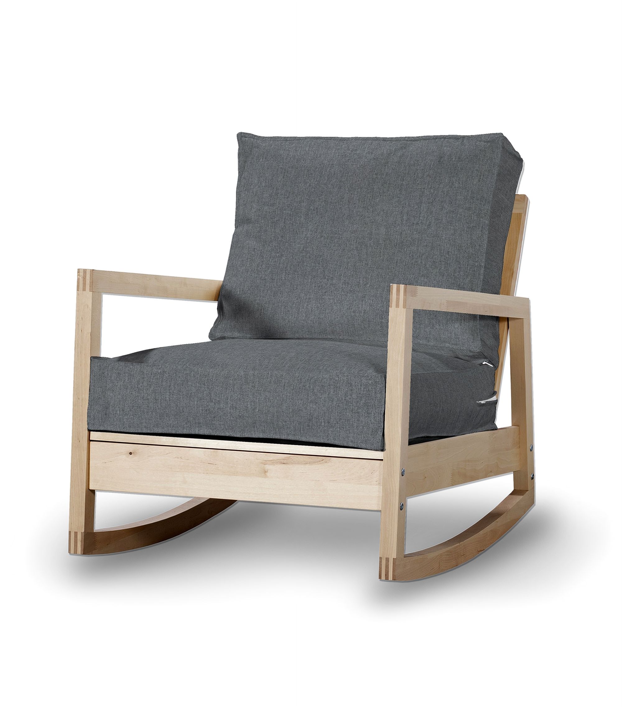 IKEA zitbankhoes voor Lillberg kleur product grijs stof met structuur