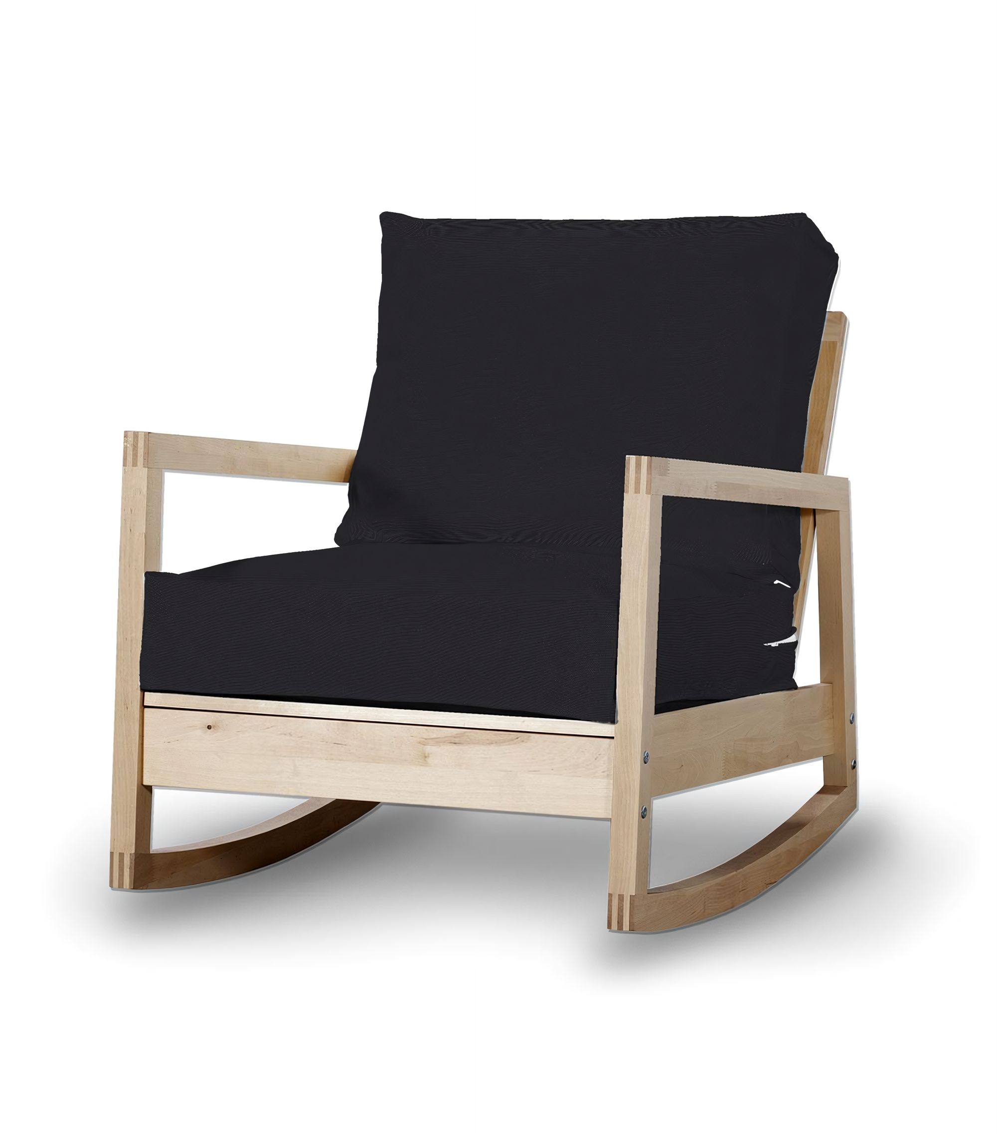 IKEA zitbankhoes voor Lillberg kleur product zwart stof met structuur