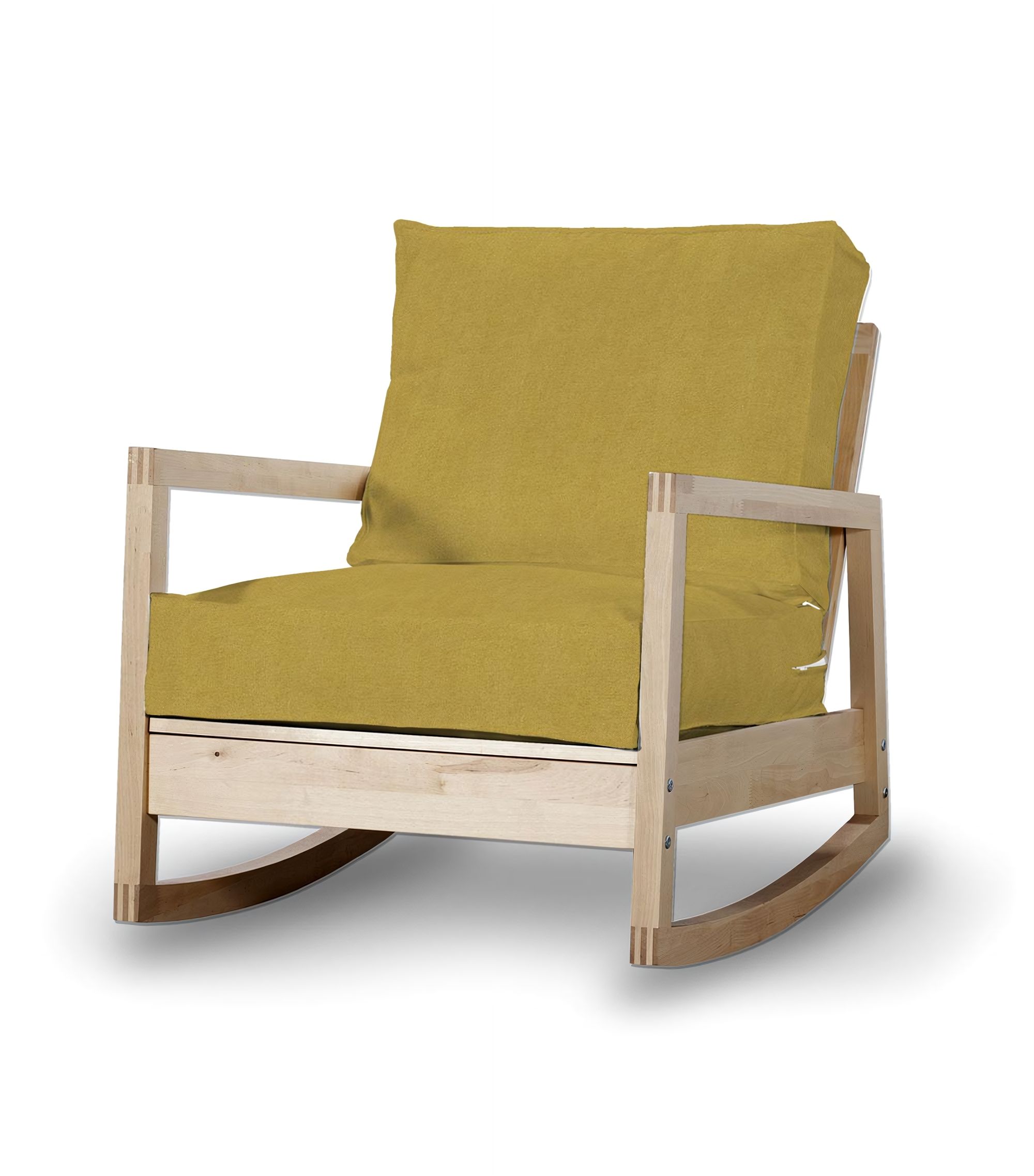 IKEA zitbankhoes voor Lillberg kleur product geel stof met structuur