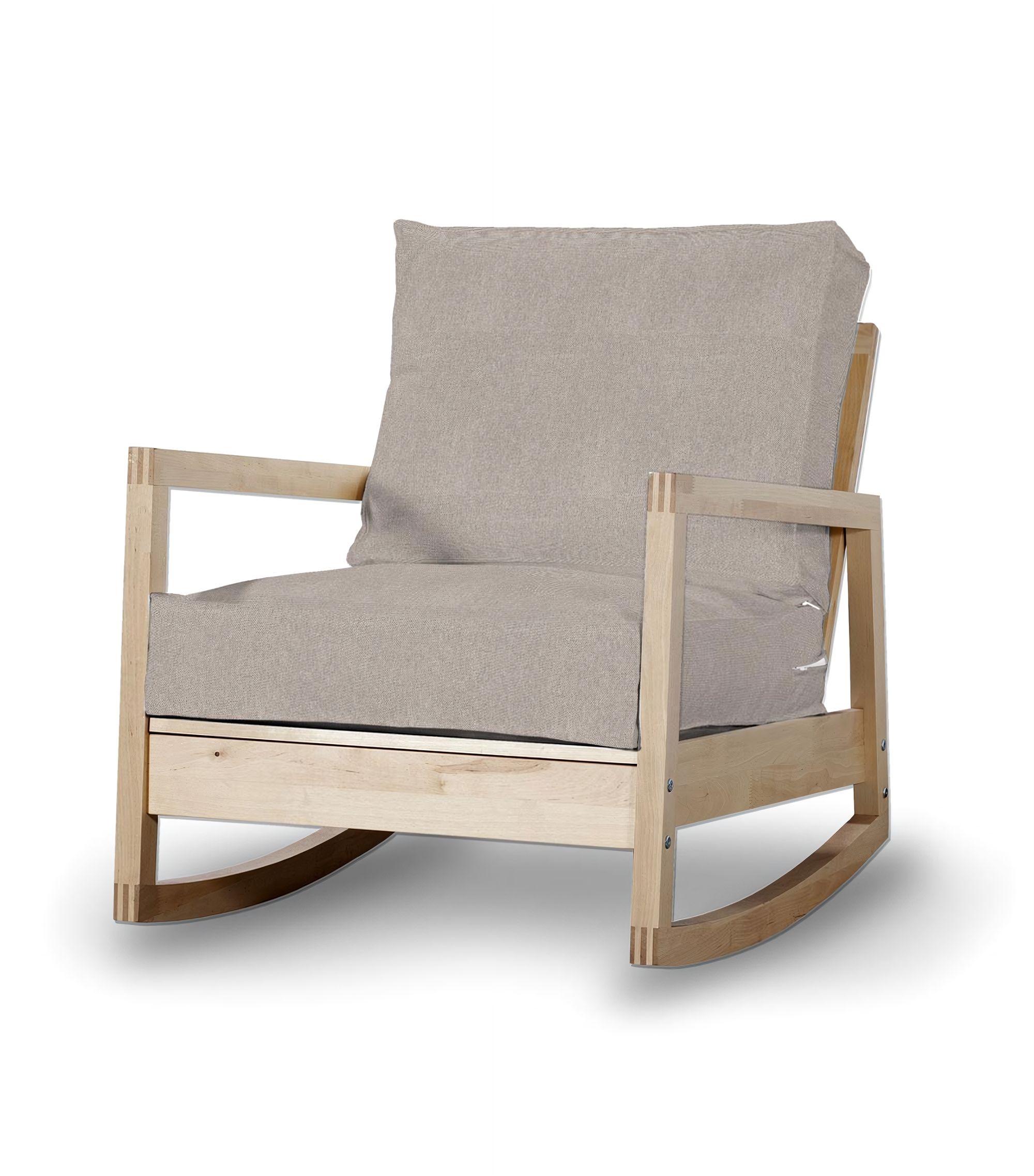 IKEA zitbankhoes voor Lillberg kleur product beige stof met structuur