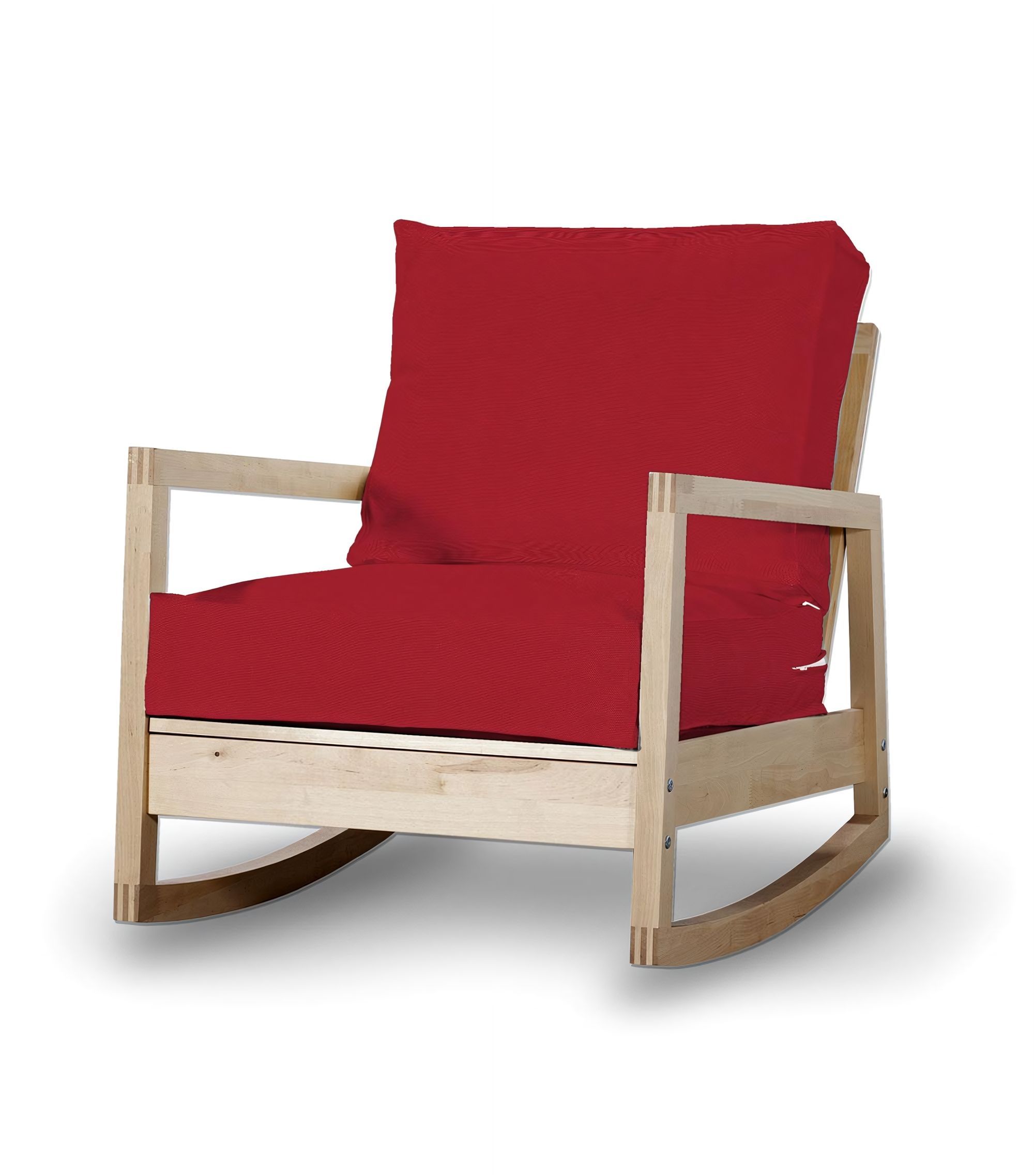 IKEA zitbankhoes voor Lillberg kleur product rood stof met structuur