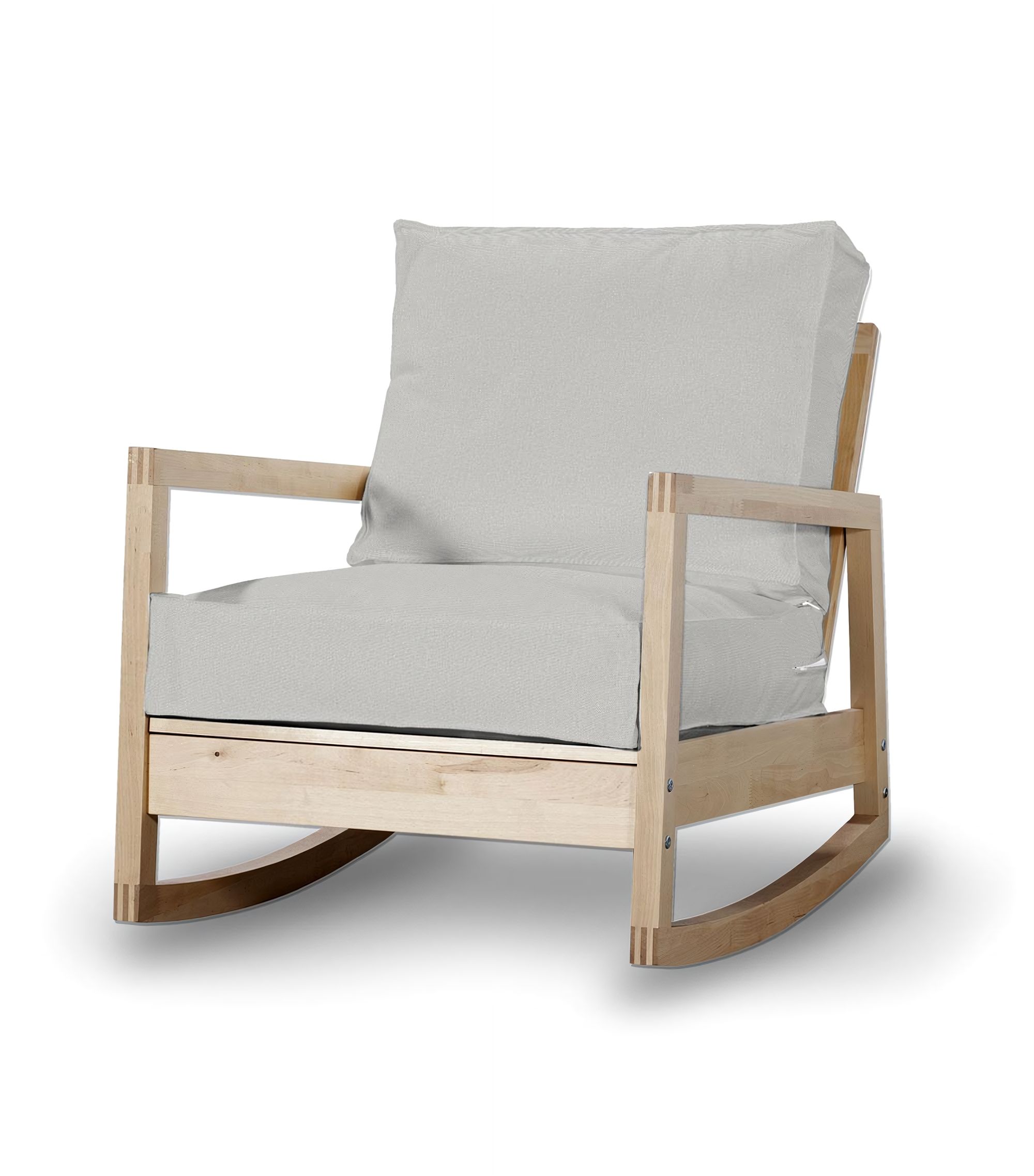 IKEA zitbankhoes voor Lillberg kleur product grijs stof met structuur