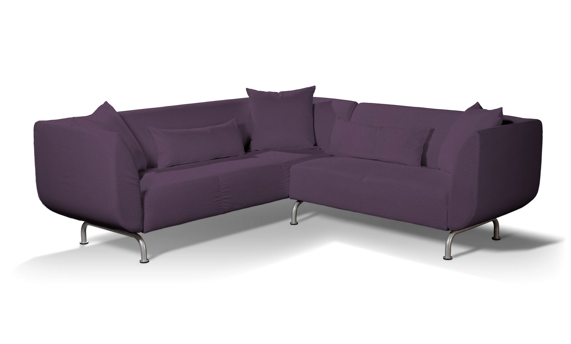 IKEA-hoes voor Strömstad 3+2-zitsbank kleur product violet stof met structuur