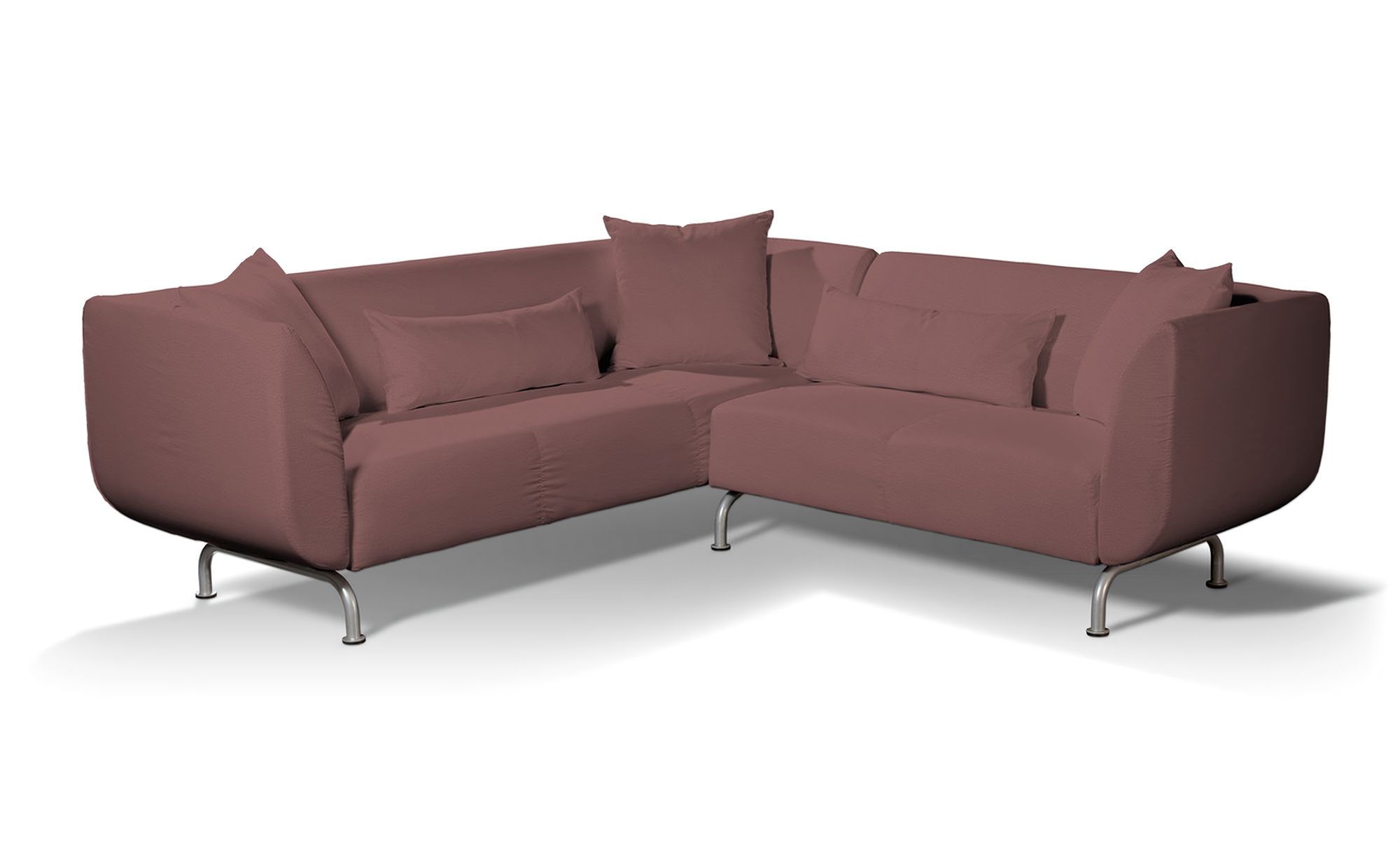 IKEA-hoes voor Strömstad 3+2-zitsbank kleur product violet stof fluweel