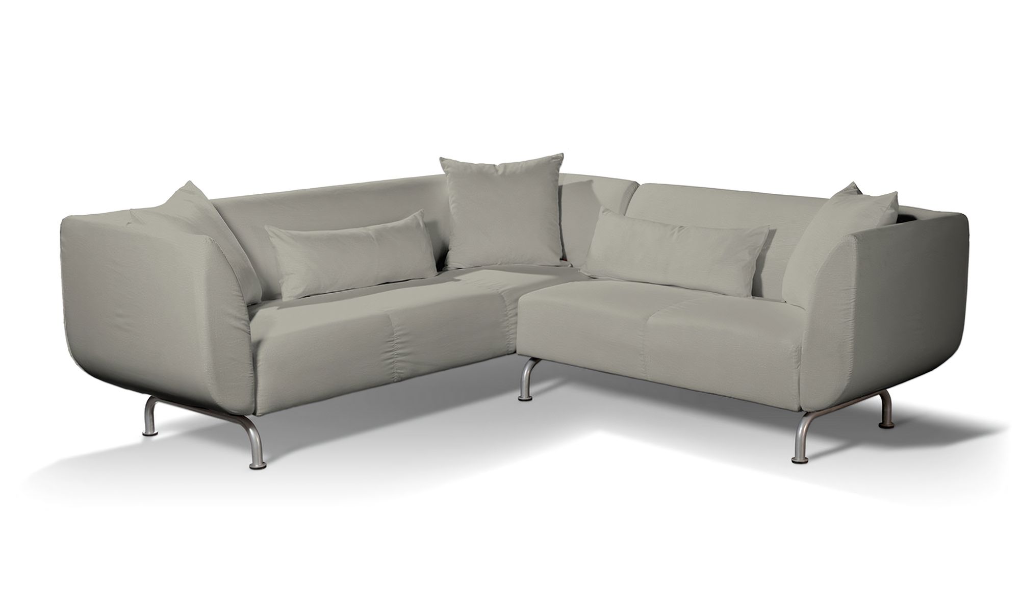 IKEA-hoes voor Strömstad 3+2-zitsbank kleur product groen stof fluweel