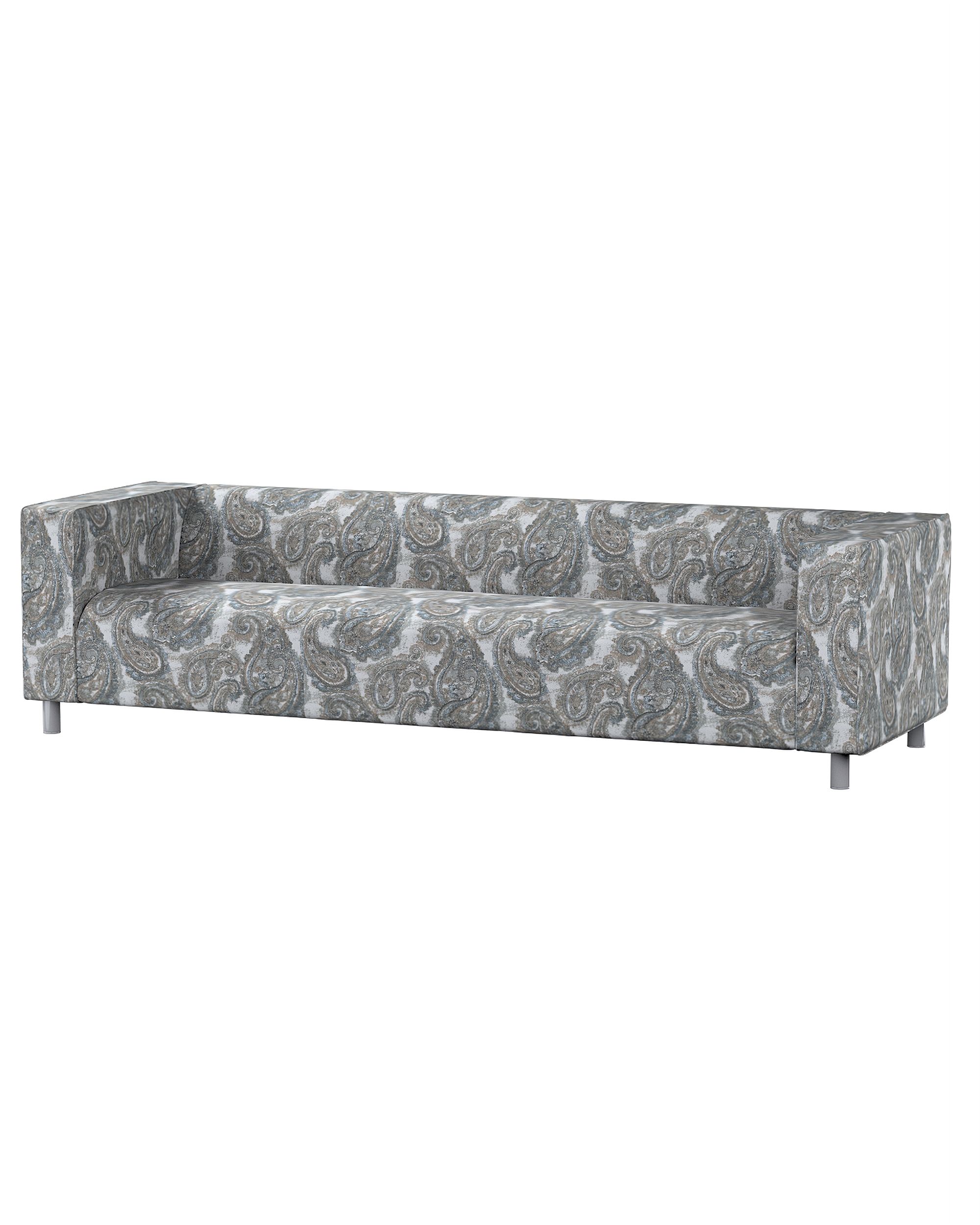IKEA zitbankhoes/ overtrek voor Klippan 4-zitsbank kleur product meerkleurig stof met structuur, met patroon