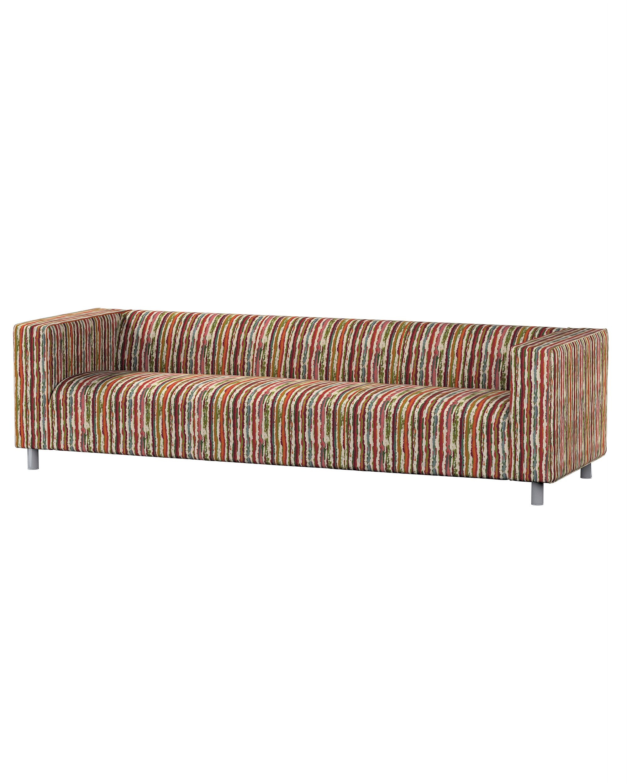 IKEA zitbankhoes/ overtrek voor Klippan 4-zitsbank kleur product meerkleurig stof met structuur, met patroon