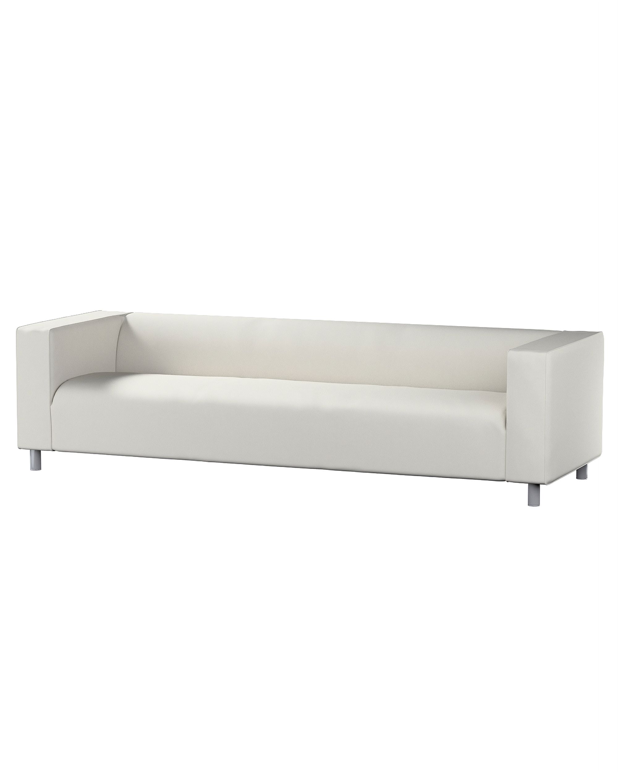 IKEA zitbankhoes/ overtrek voor Klippan 4-zitsbank kleur product grijs stof met structuur