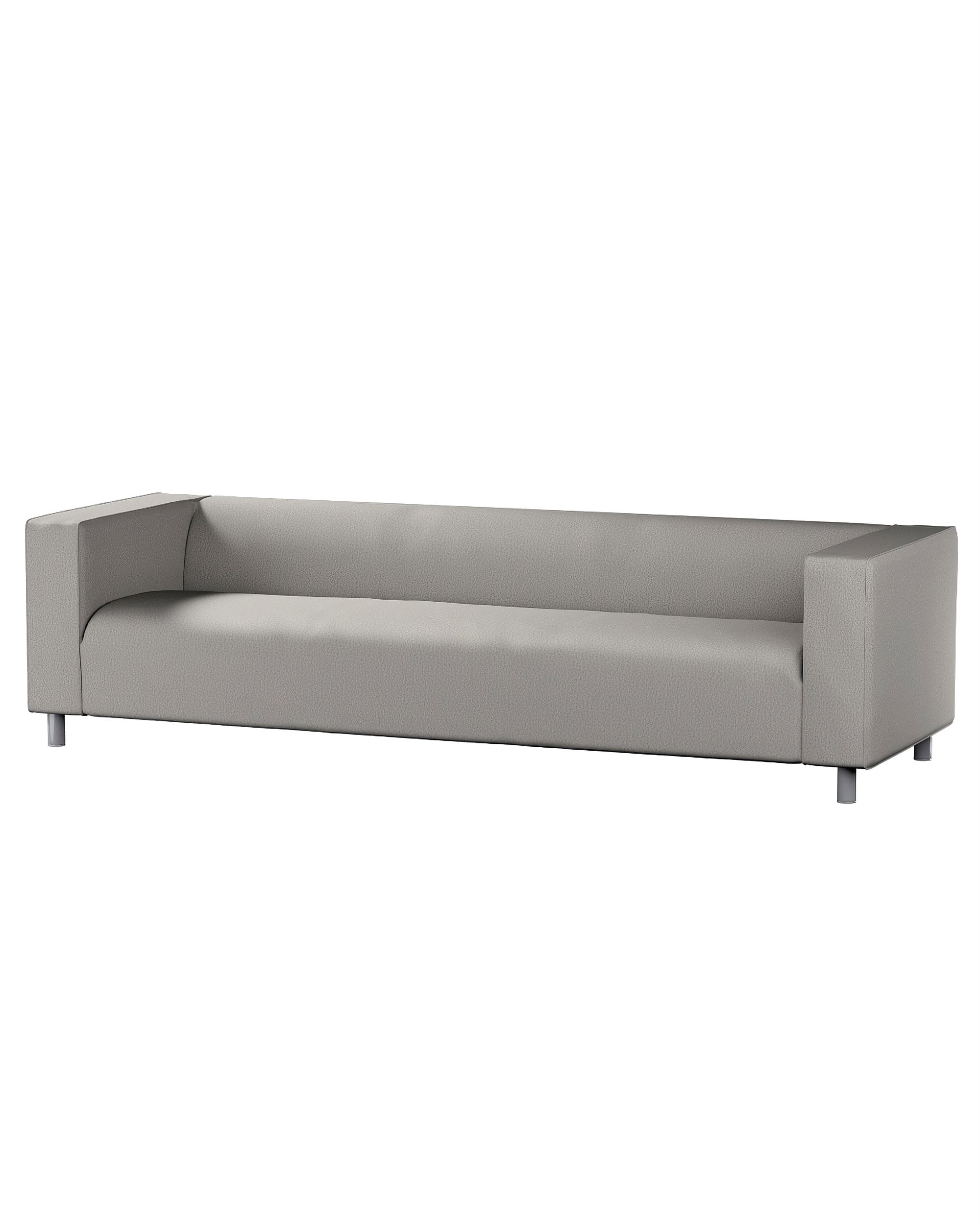 IKEA zitbankhoes/ overtrek voor Klippan 4-zitsbank kleur product grijs stof met structuur