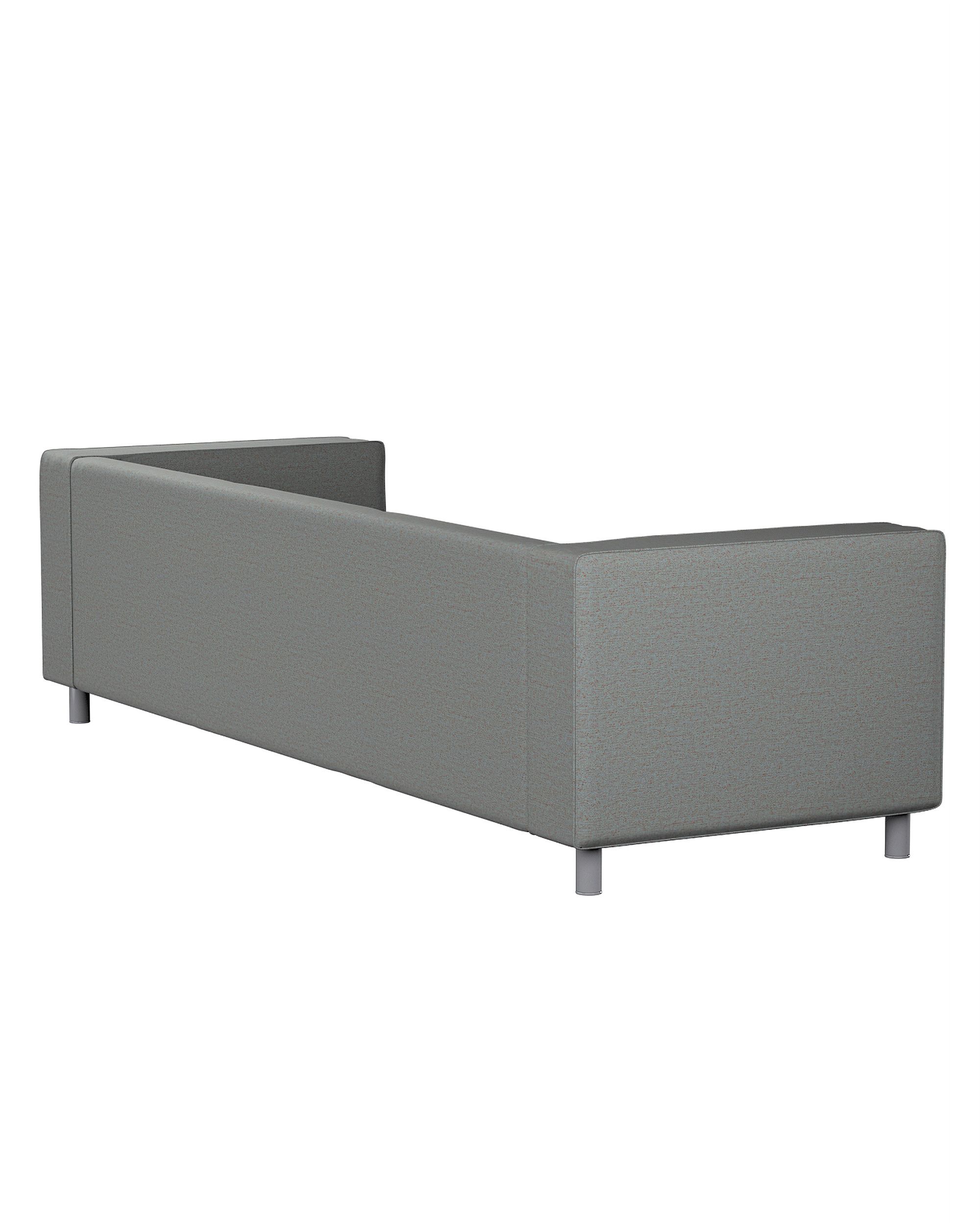 IKEA zitbankhoes/ overtrek voor Klippan 4-zitsbank kleur product blauw stof met structuur (hover)
