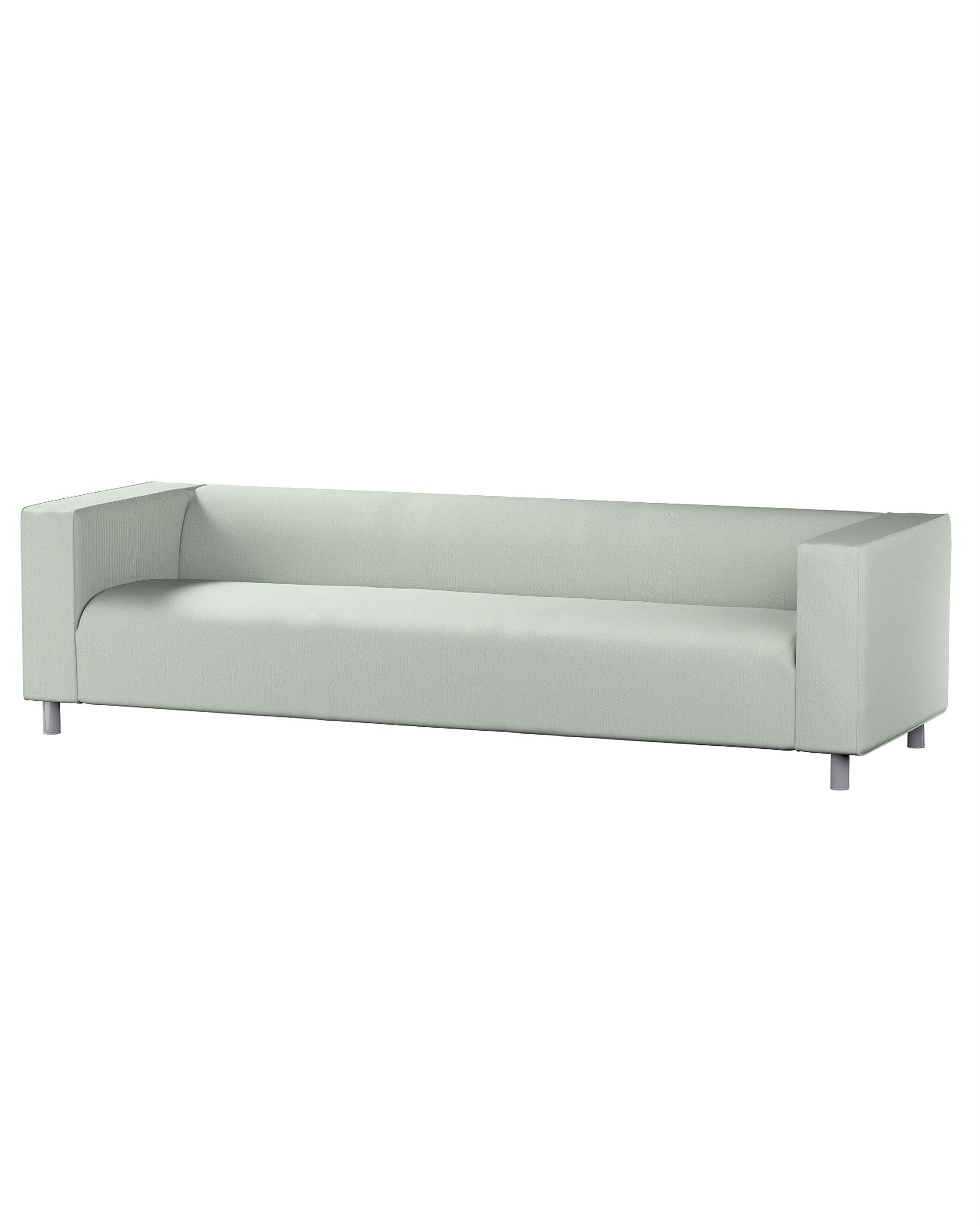 IKEA zitbankhoes/ overtrek voor Klippan 4-zitsbank kleur product blauw stof met structuur