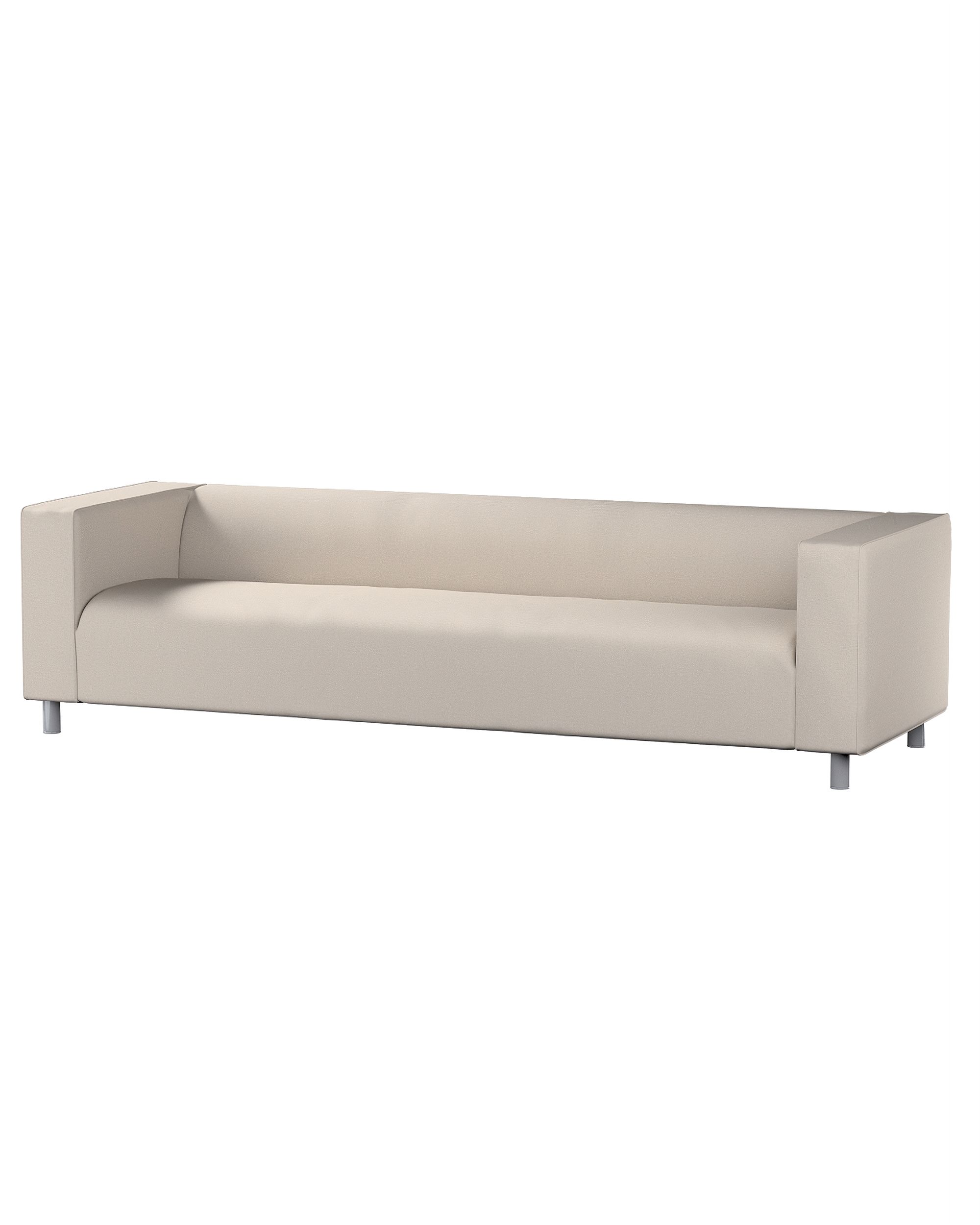 IKEA zitbankhoes/ overtrek voor Klippan 4-zitsbank kleur product grijs stof met structuur