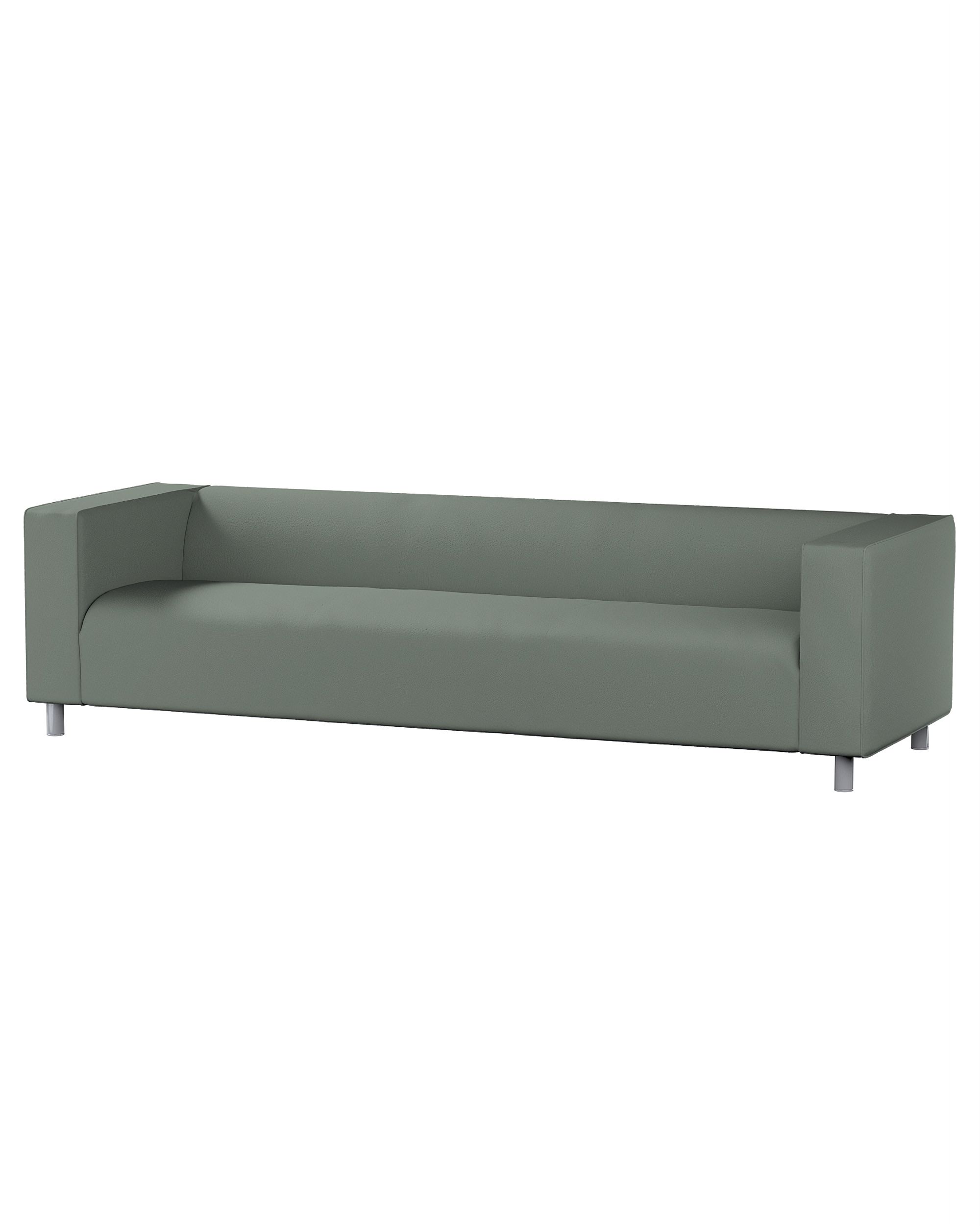 IKEA zitbankhoes/ overtrek voor Klippan 4-zitsbank kleur product groen stof met structuur