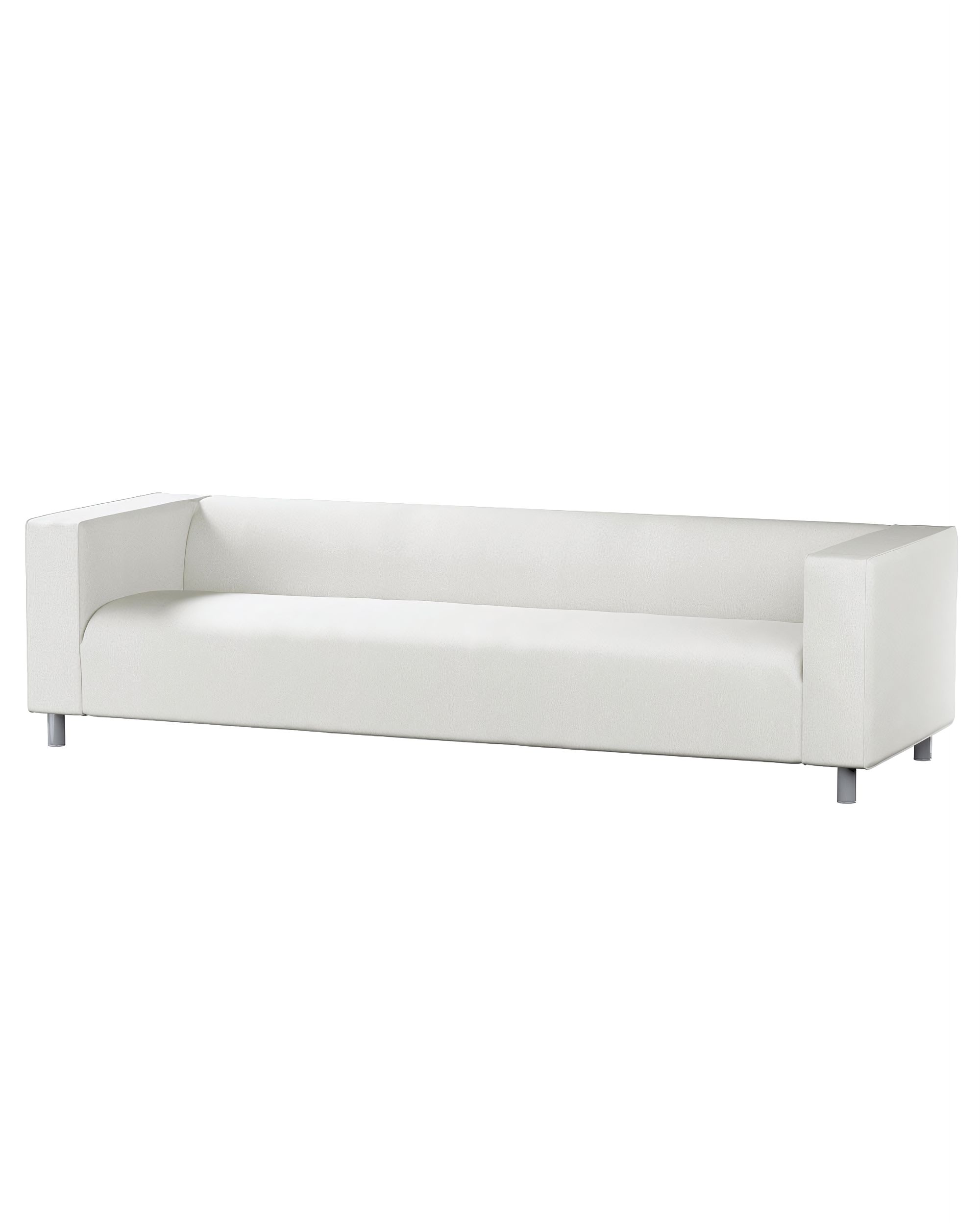 IKEA zitbankhoes/ overtrek voor Klippan 4-zitsbank kleur product crème stof met structuur