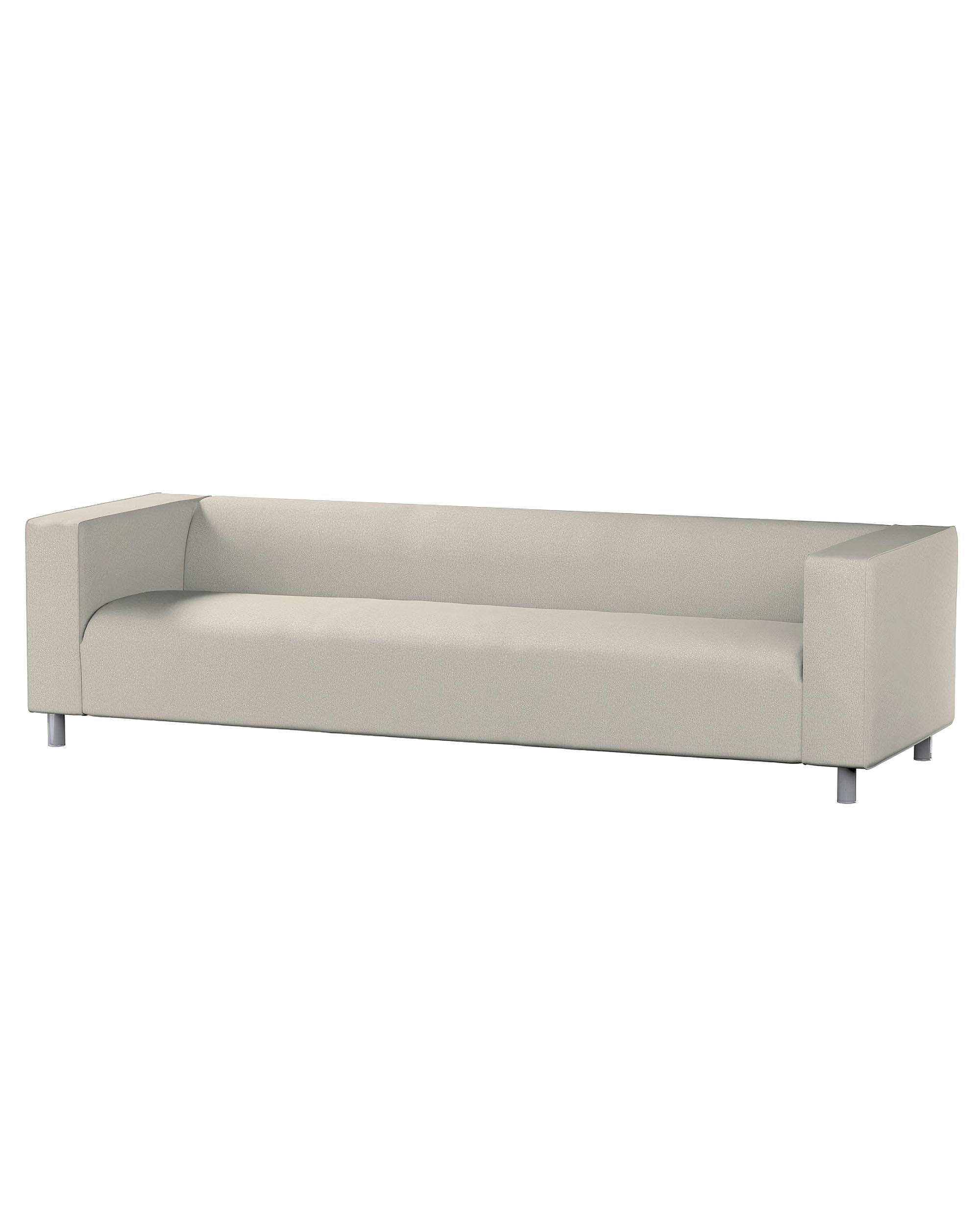 IKEA zitbankhoes/ overtrek voor Klippan 4-zitsbank kleur product beige stof met structuur