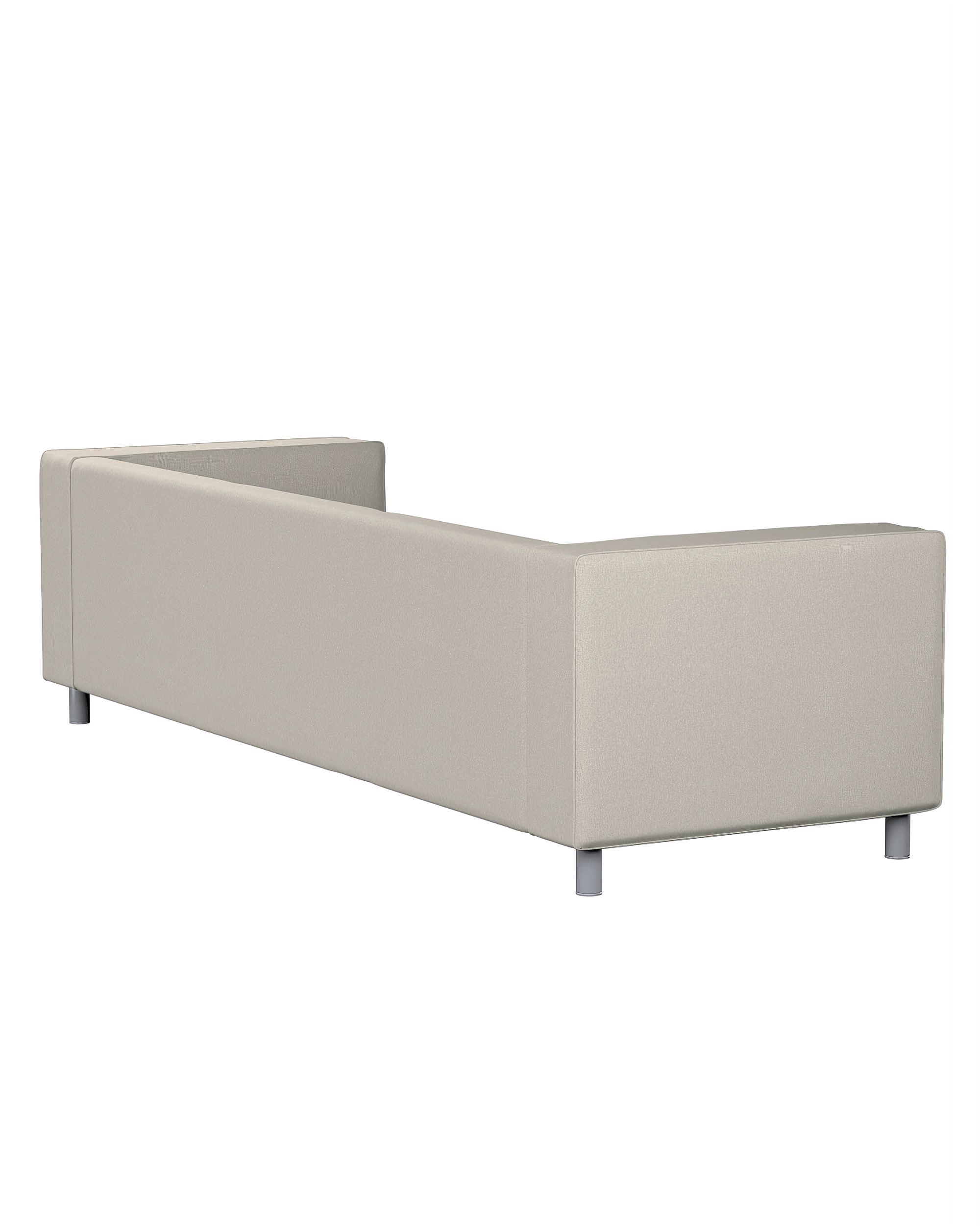 IKEA zitbankhoes/ overtrek voor Klippan 4-zitsbank kleur product beige stof met structuur (hover)
