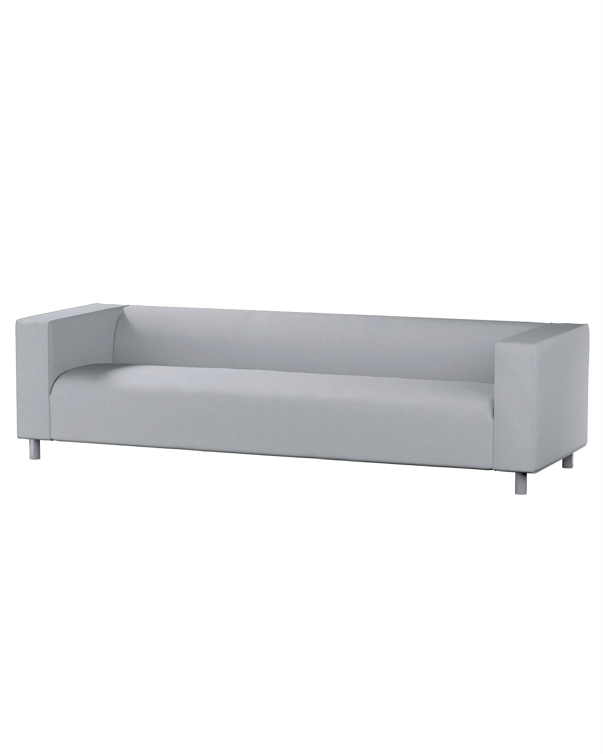 IKEA zitbankhoes/ overtrek voor Klippan 4-zitsbank kleur product grijs stof met structuur