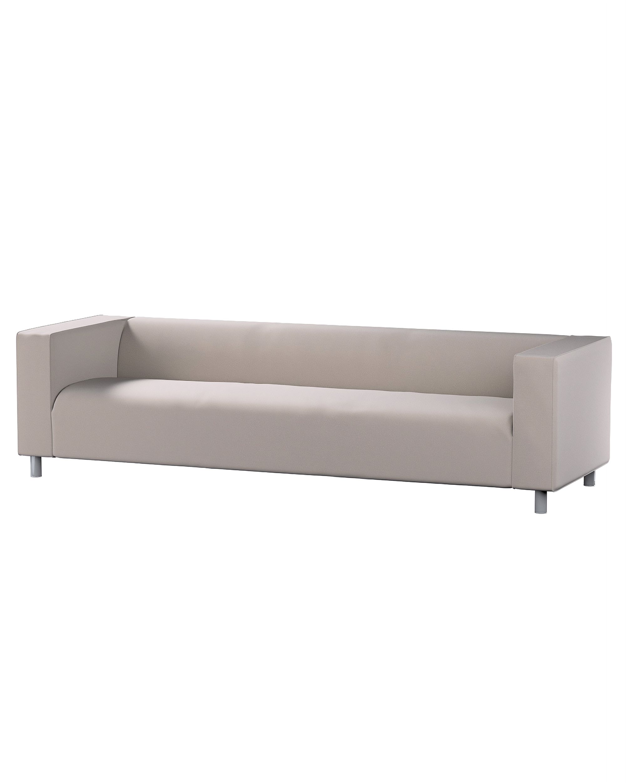 IKEA zitbankhoes/ overtrek voor Klippan 4-zitsbank kleur product beige stof fluweel
