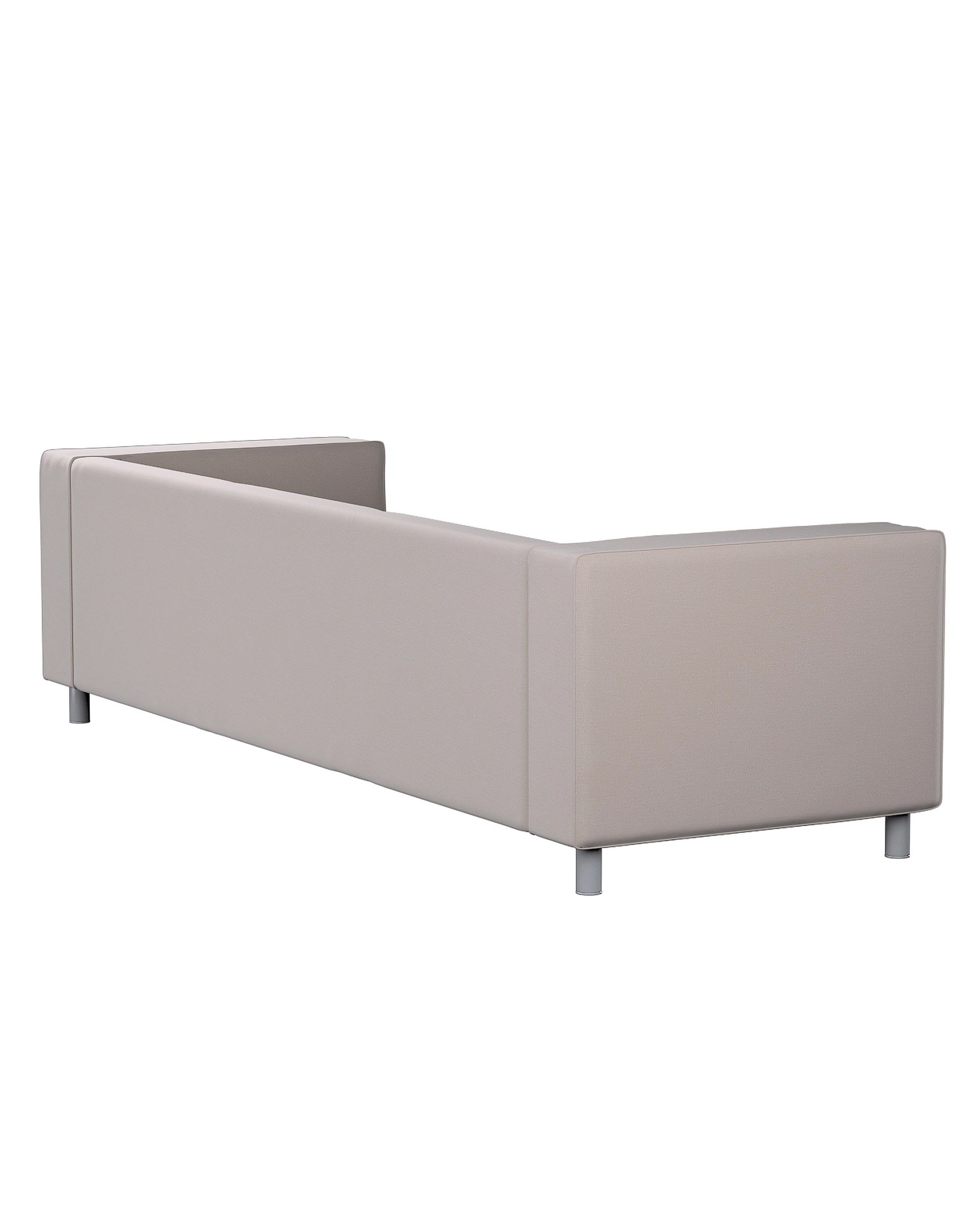 IKEA zitbankhoes/ overtrek voor Klippan 4-zitsbank kleur product beige stof fluweel (hover)