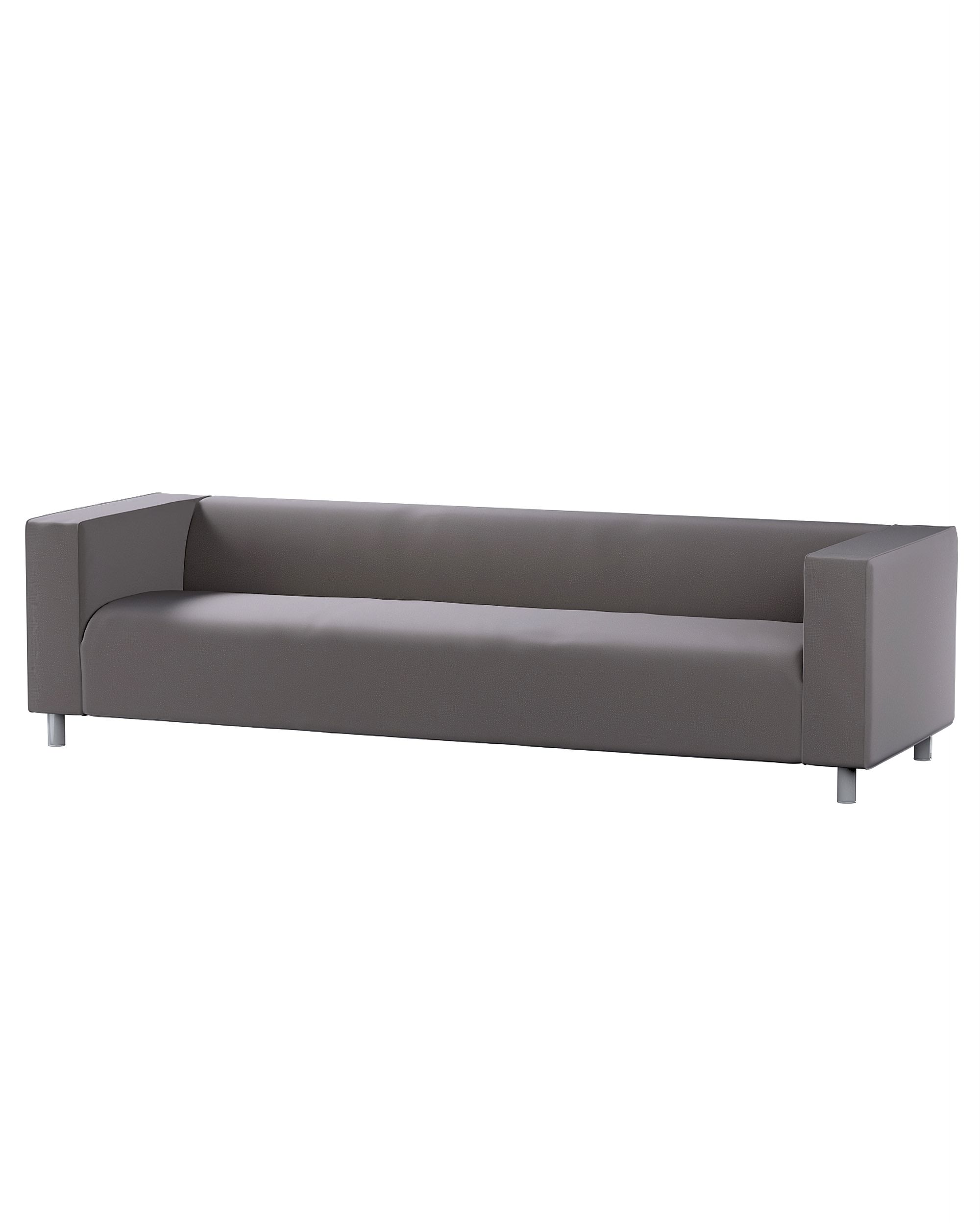 IKEA zitbankhoes/ overtrek voor Klippan 4-zitsbank kleur product bruin stof fluweel