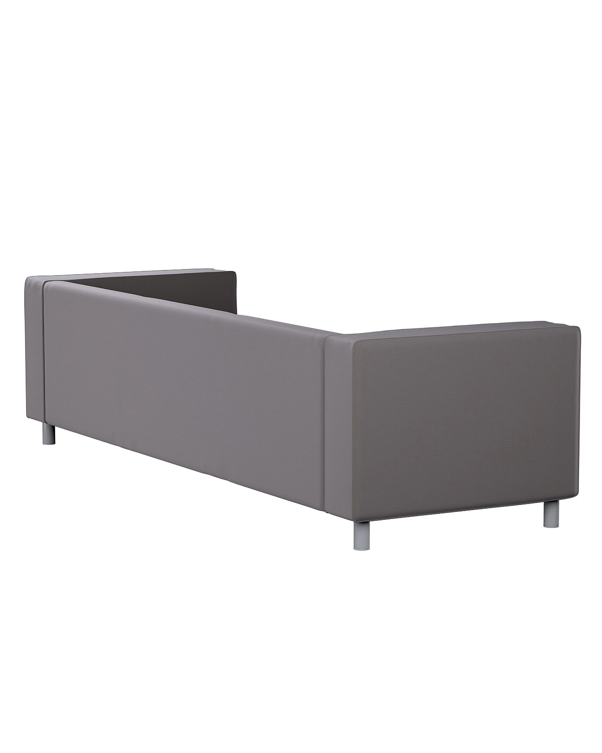 IKEA zitbankhoes/ overtrek voor Klippan 4-zitsbank kleur product bruin stof fluweel (hover)