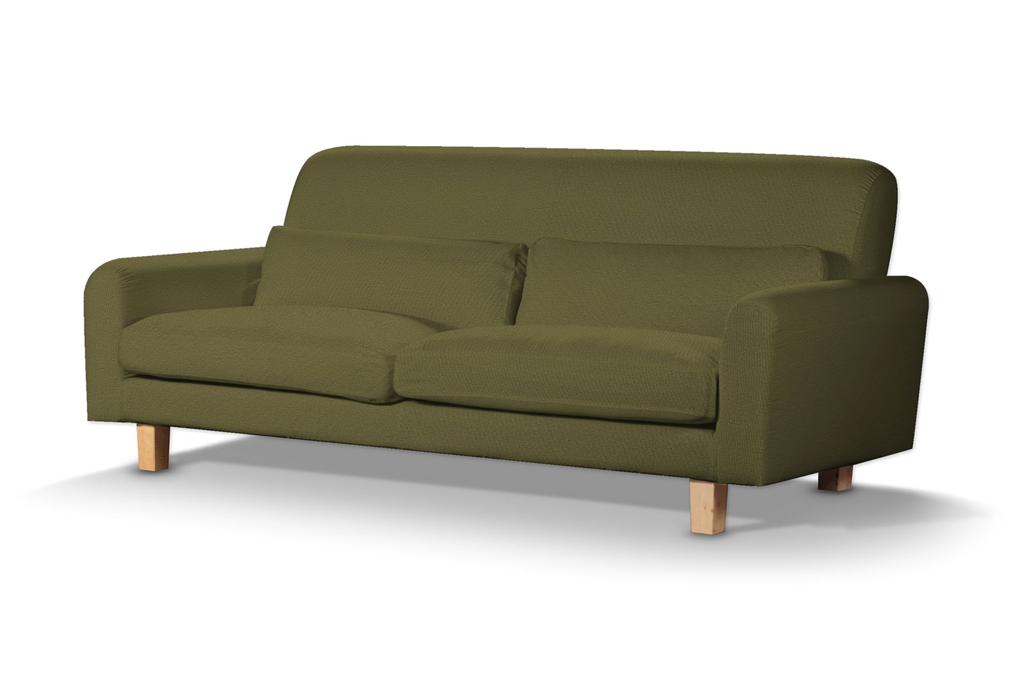 IKEA zitbankhoes Nikkala (kort) kleur product groen stof met structuur