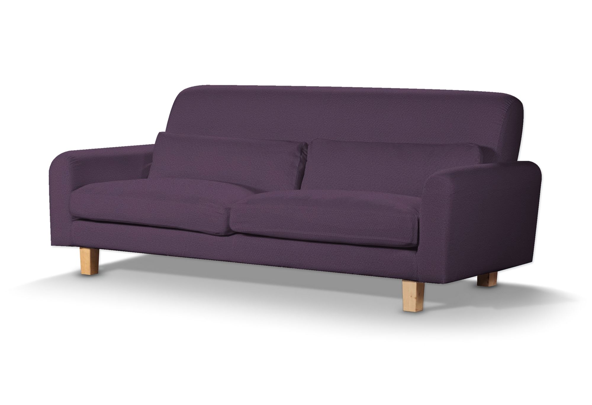 IKEA zitbankhoes Nikkala (kort) kleur product violet stof met structuur