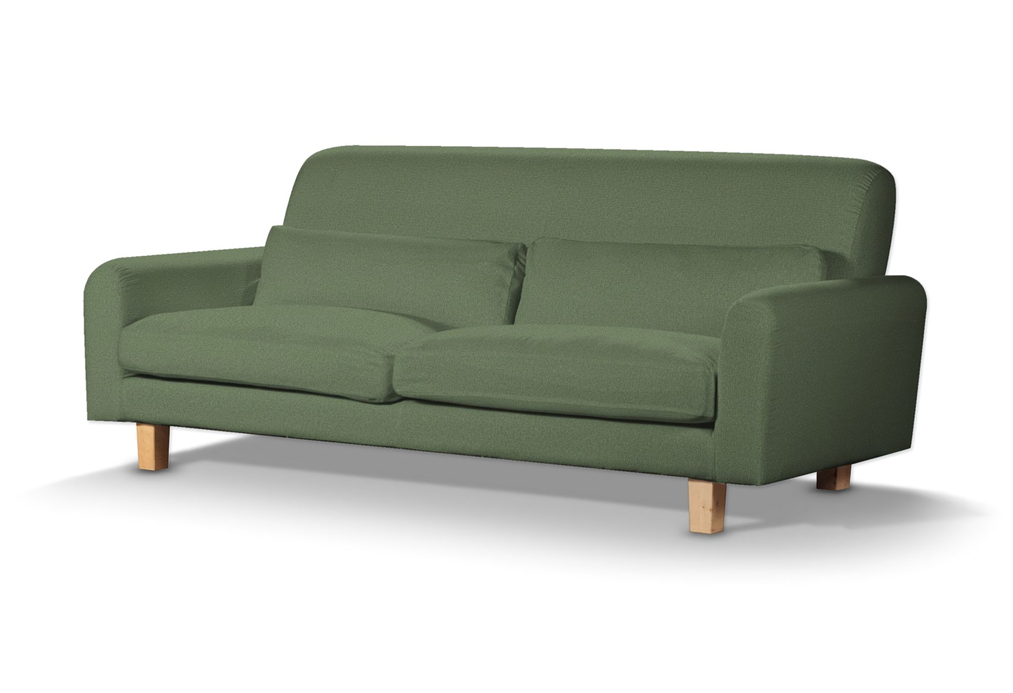 IKEA zitbankhoes Nikkala (kort) kleur product groen stof met structuur