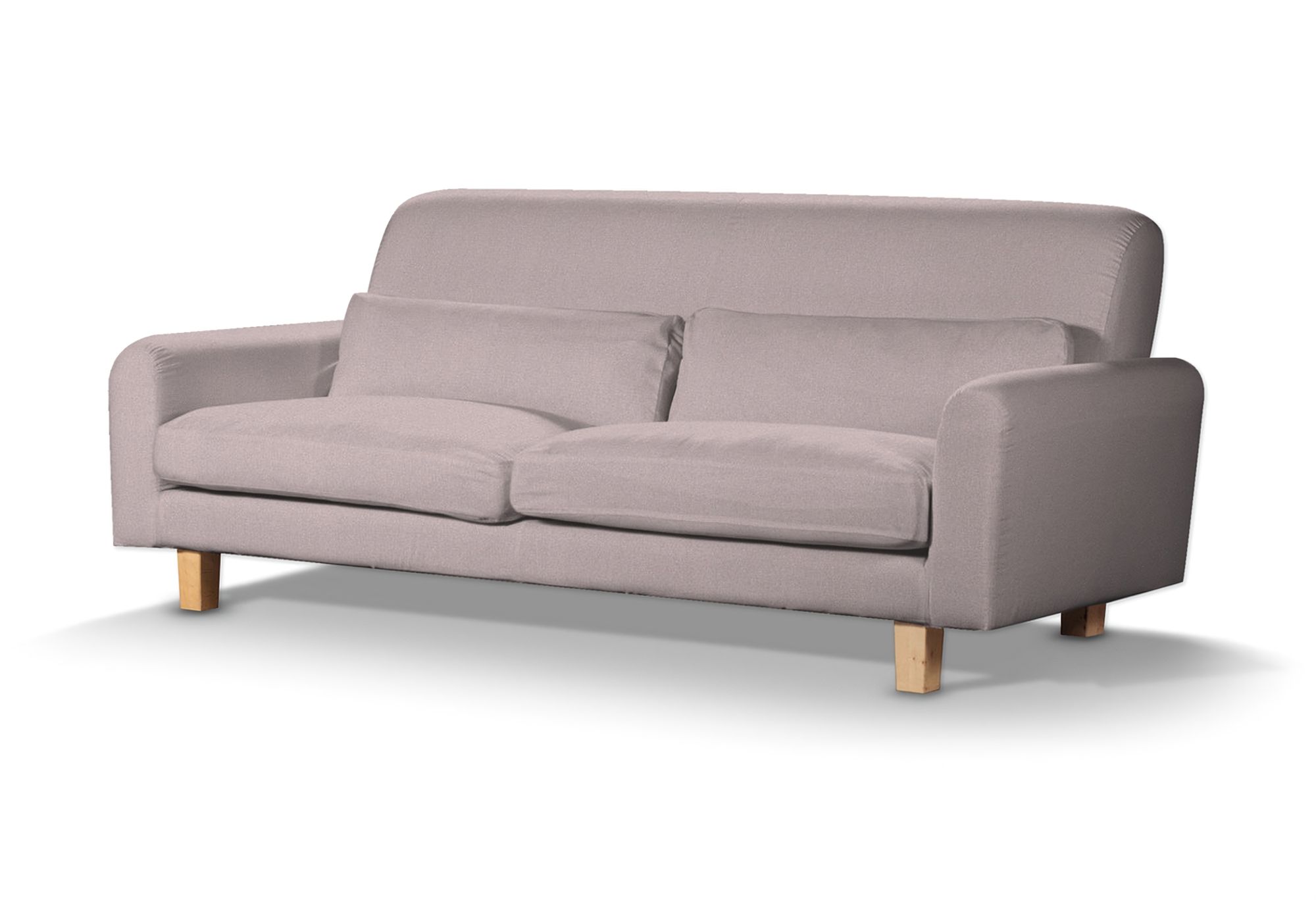 IKEA zitbankhoes Nikkala (kort) kleur product roze stof met structuur
