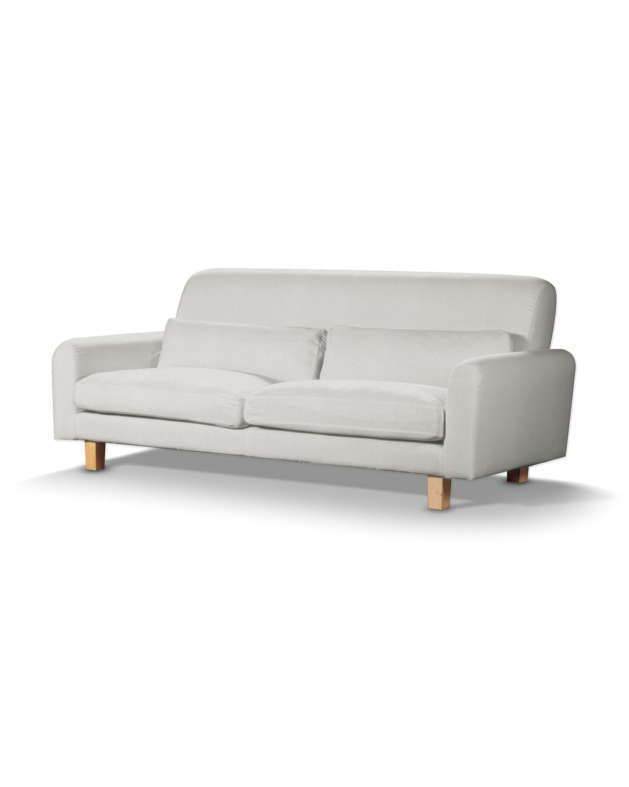 IKEA zitbankhoes Nikkala (kort) kleur product crème stof met structuur