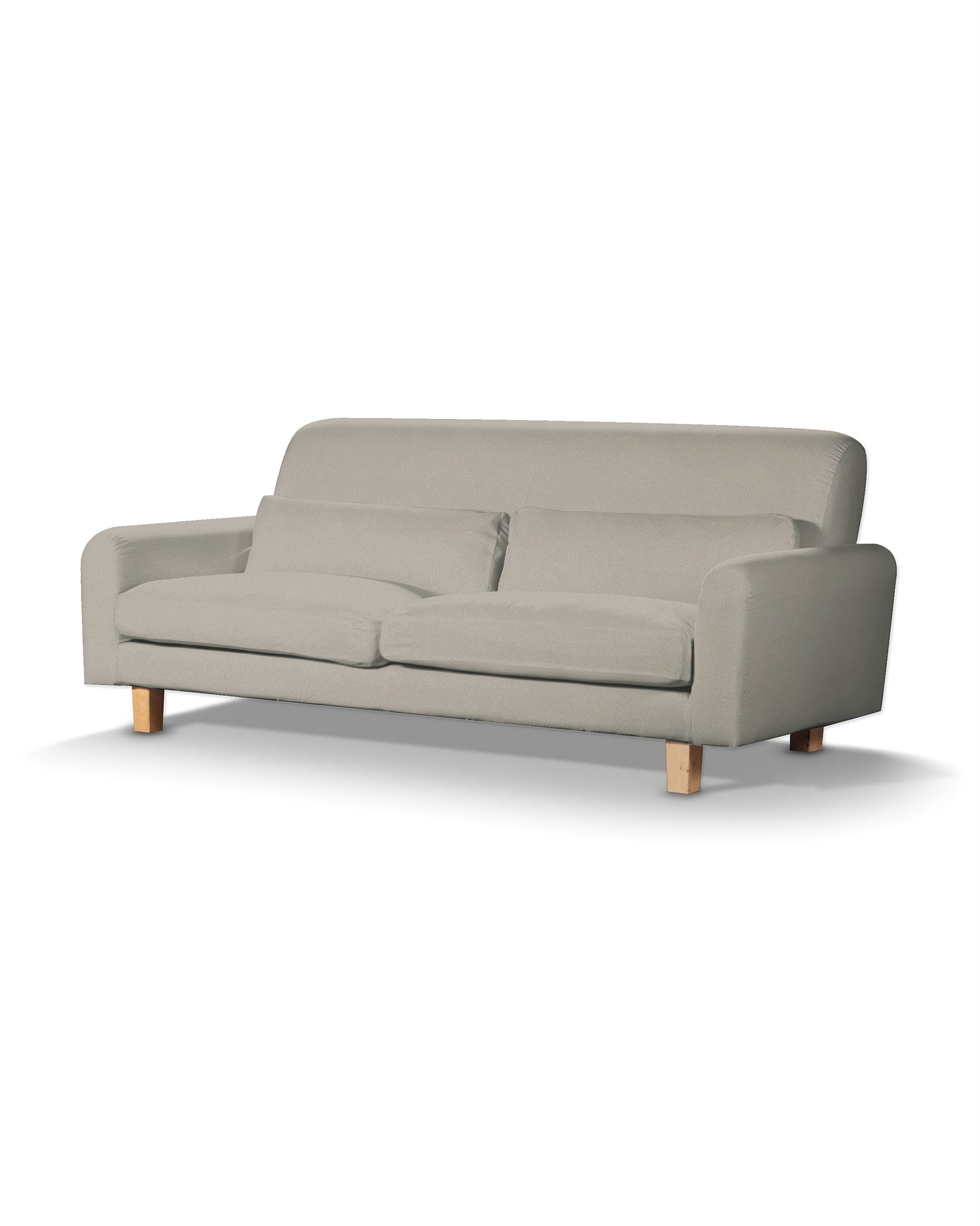 IKEA zitbankhoes Nikkala (kort) kleur product beige stof met structuur