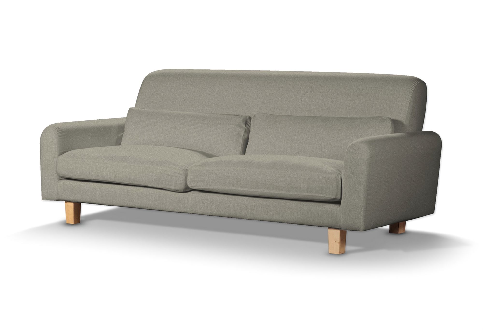 IKEA zitbankhoes Nikkala (kort) kleur product beige stof met structuur