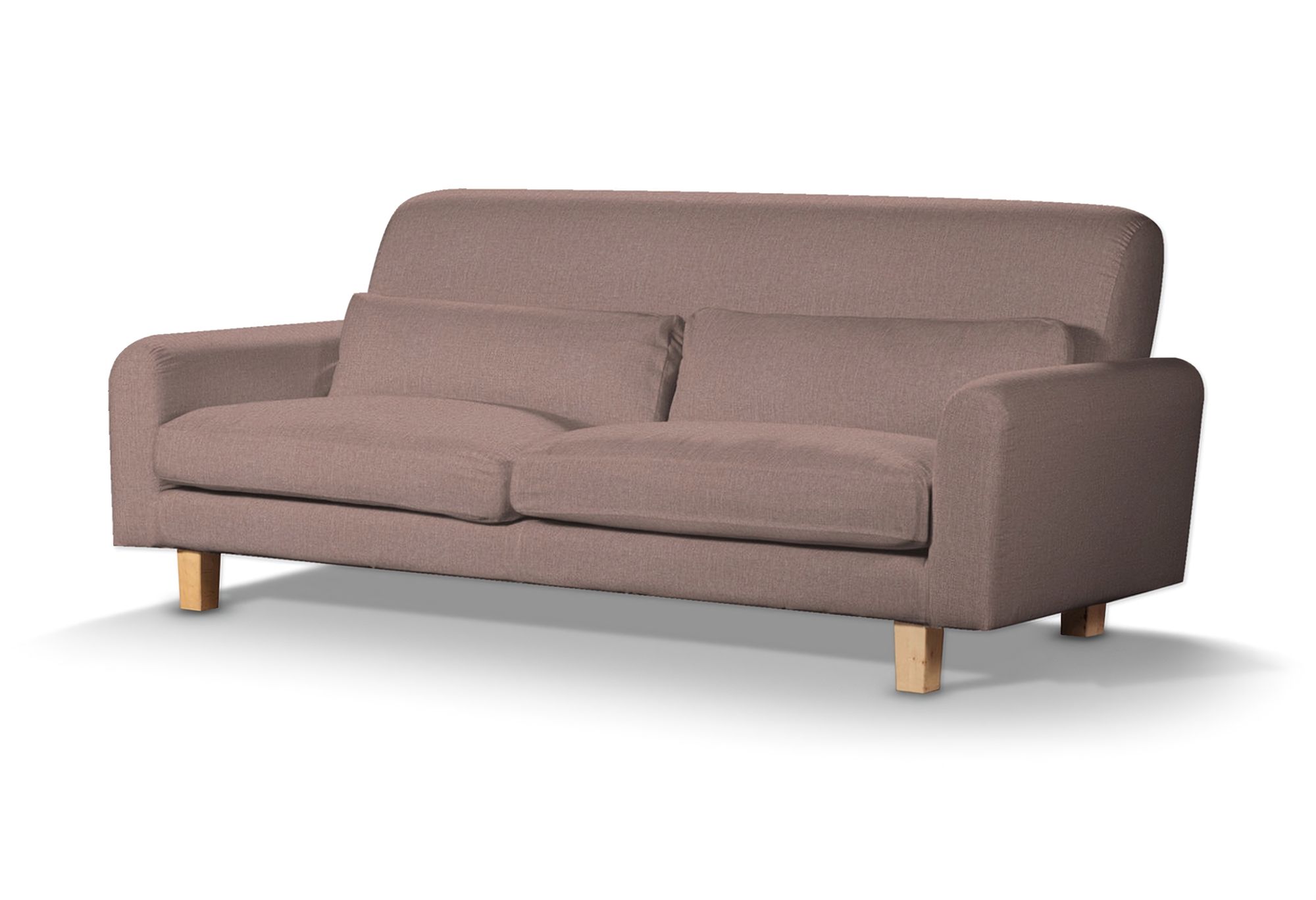 IKEA zitbankhoes Nikkala (kort) kleur product roze stof met structuur