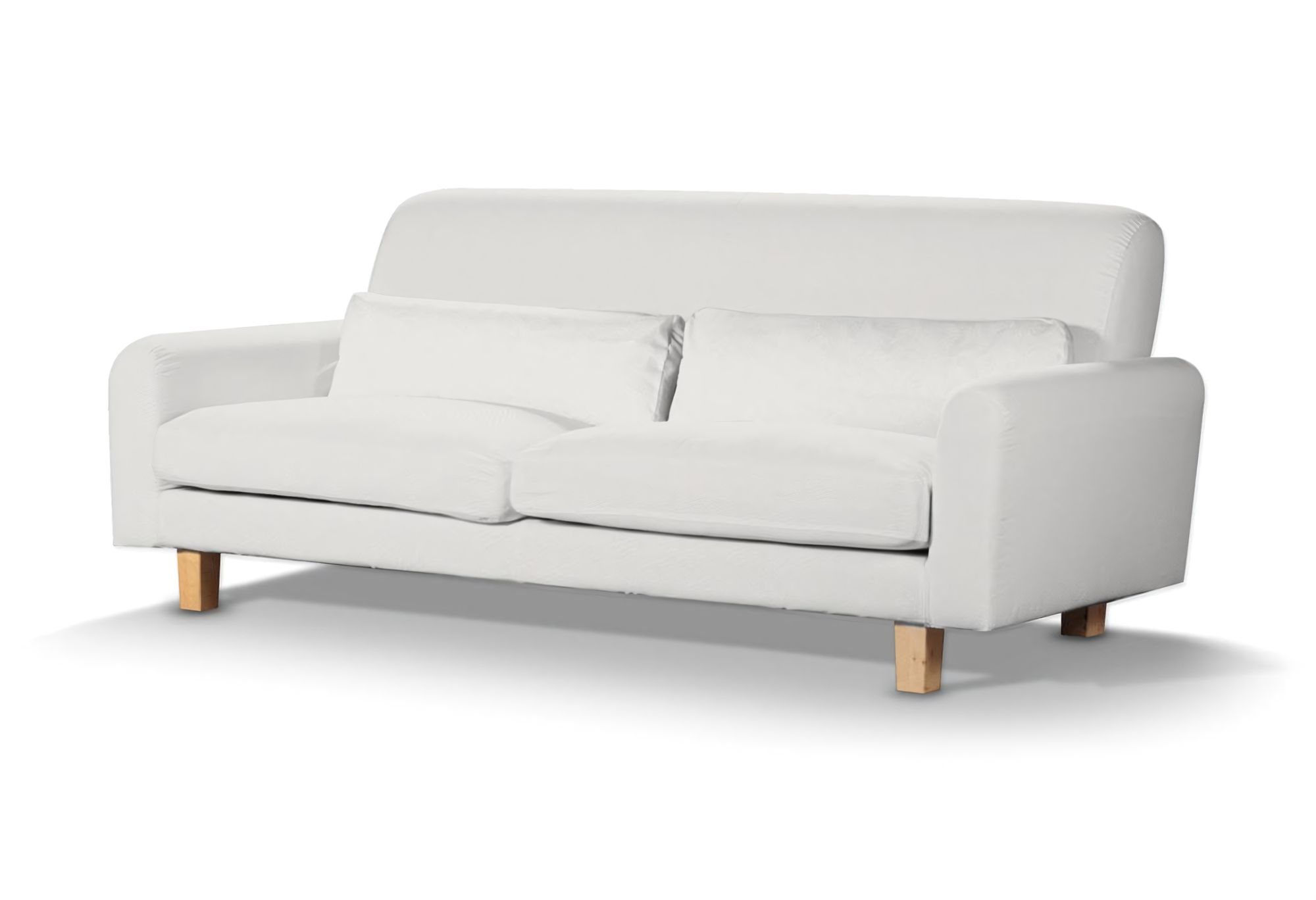 IKEA zitbankhoes Nikkala (kort) kleur product beige stof met structuur