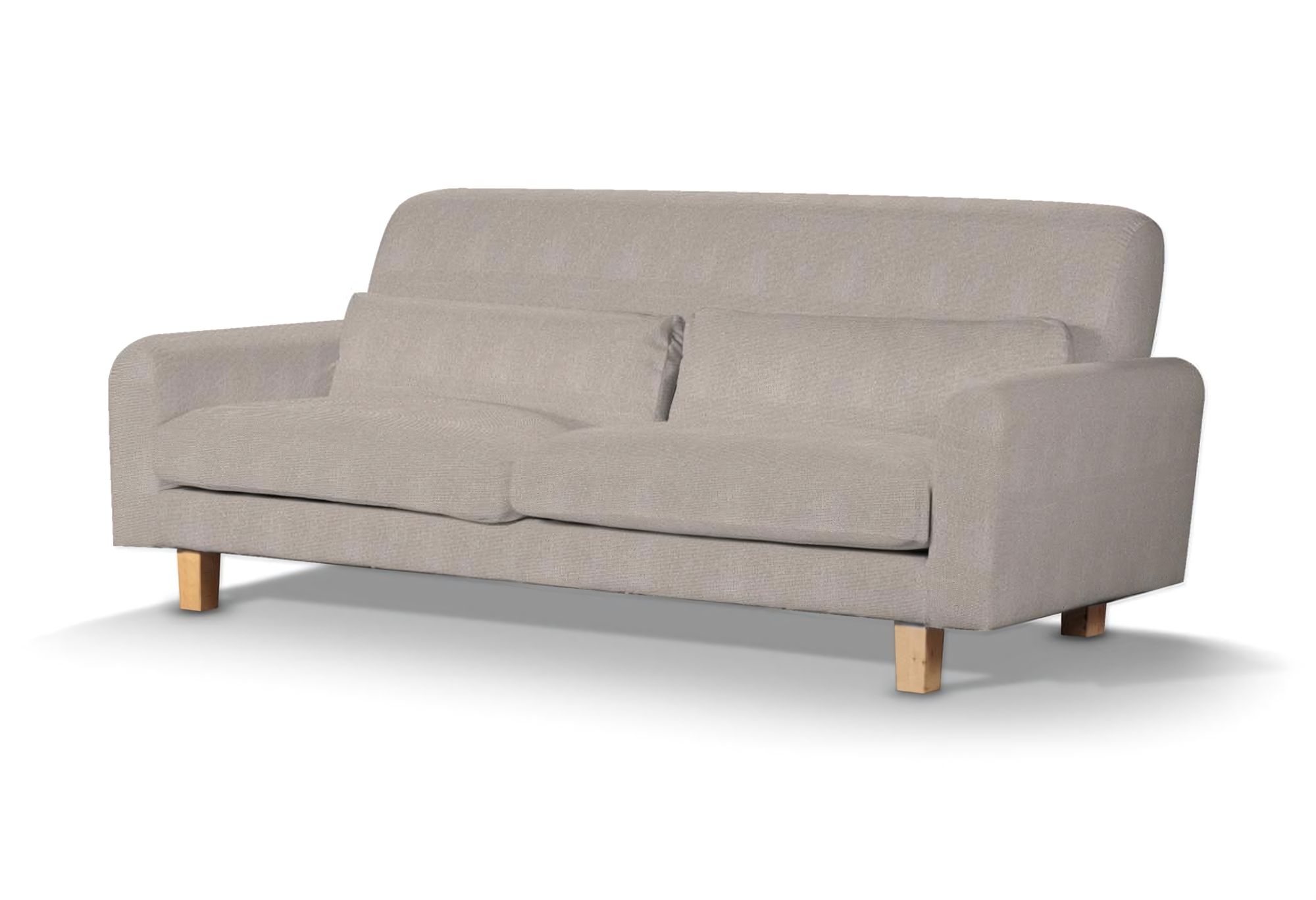 IKEA zitbankhoes Nikkala (kort) kleur product beige stof met structuur