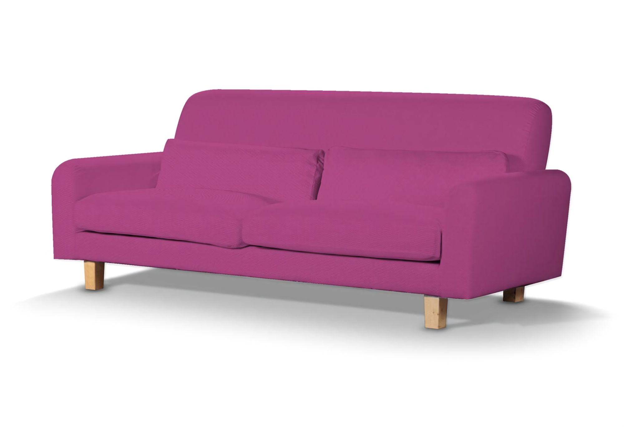 IKEA zitbankhoes Nikkala (kort) kleur product roze stof met structuur