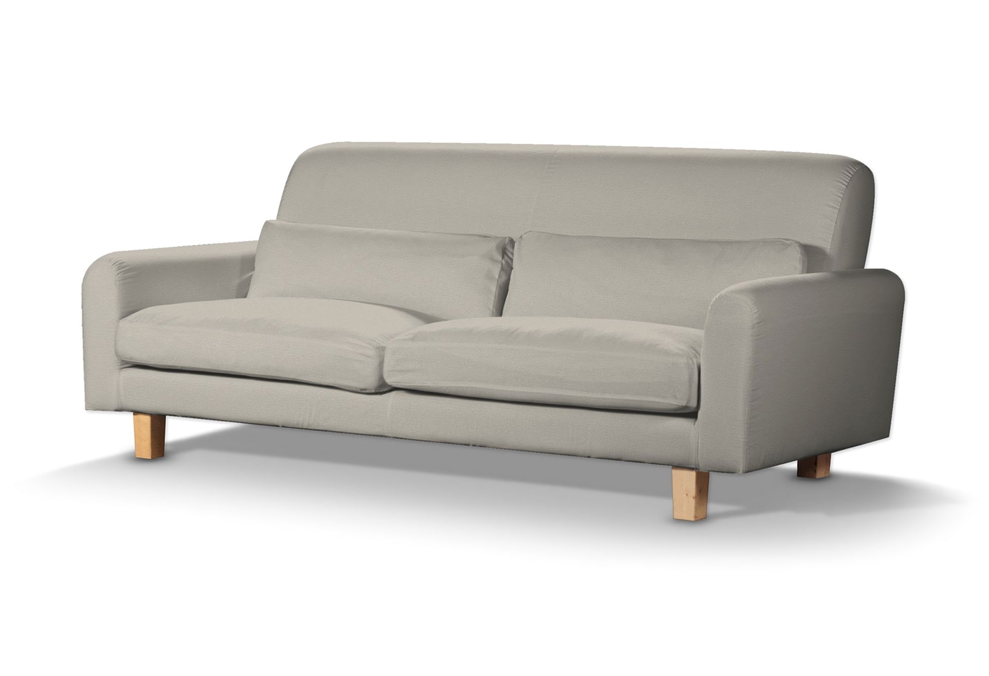 IKEA zitbankhoes Nikkala (kort) kleur product grijs stof fluweel