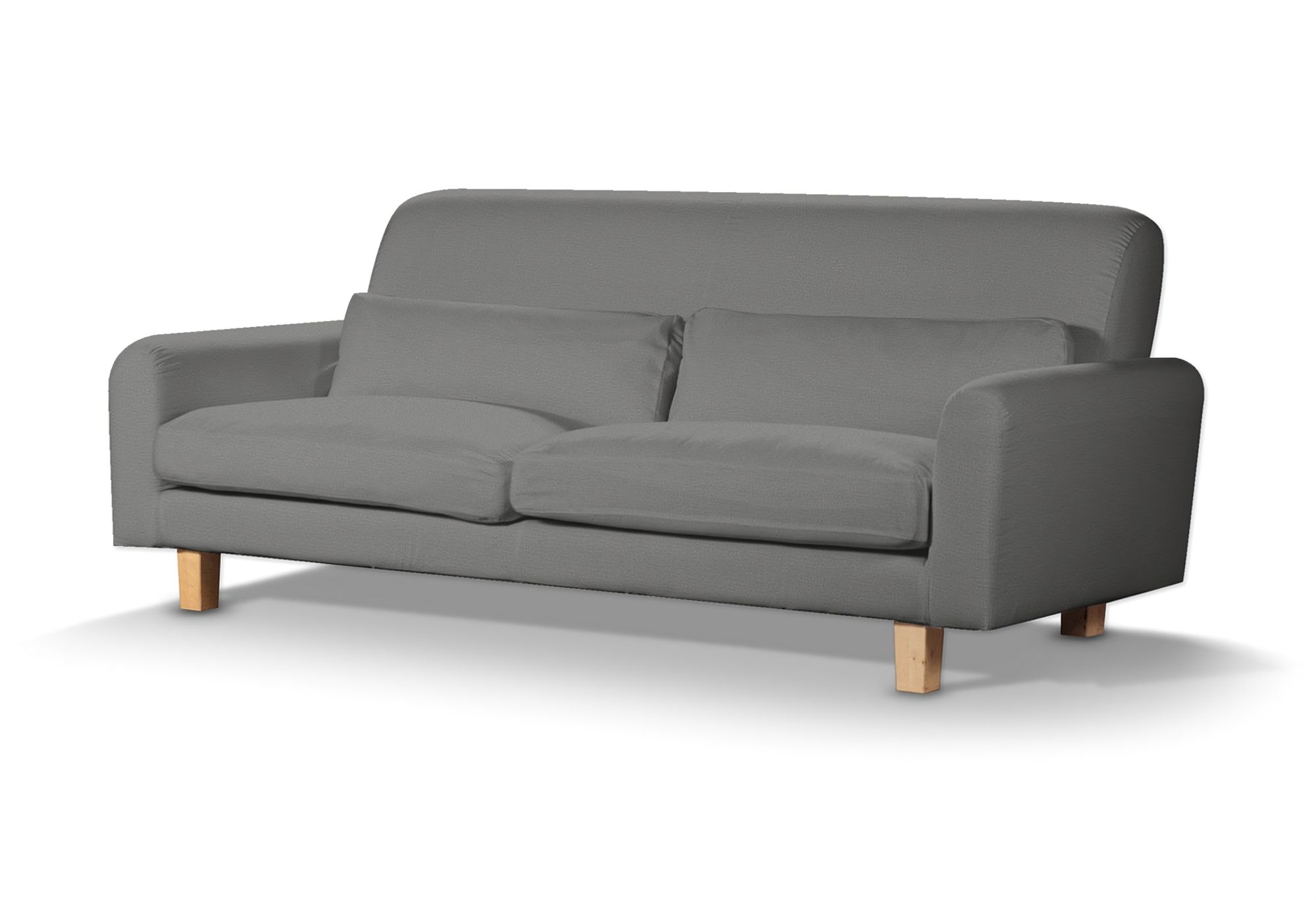 IKEA zitbankhoes Nikkala (kort) kleur product grijs stof fluweel