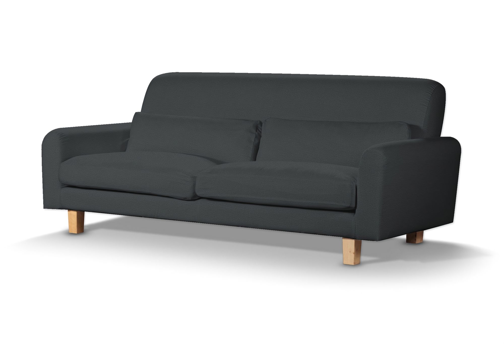 IKEA zitbankhoes Nikkala (kort) kleur product grijs stof fluweel